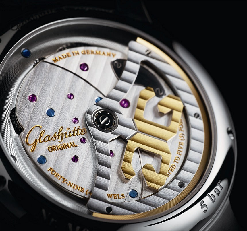 Glashutte Original PanoMatic Inverse Men's Luxury Watch - Stainless Steel Case, Sapphire Crystal, Automatic Movement - Perfect for Business, Formal Events & Watch Collectors