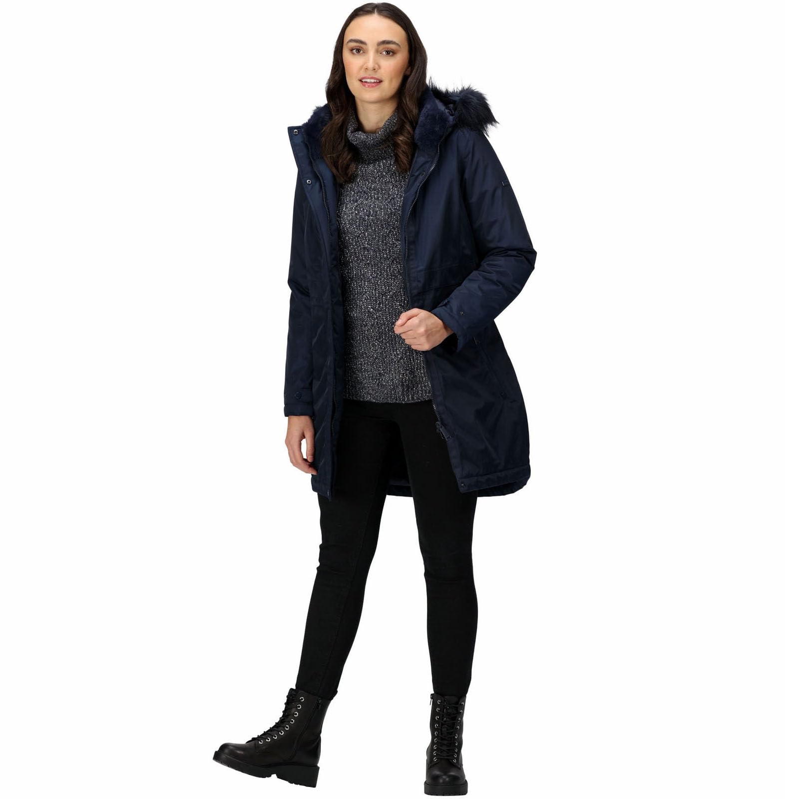Regatta Lyanna Women's Waterproof Insulated Winter Jacket - Windproof Warm Coat for Hiking, Skiing & Outdoor Activities