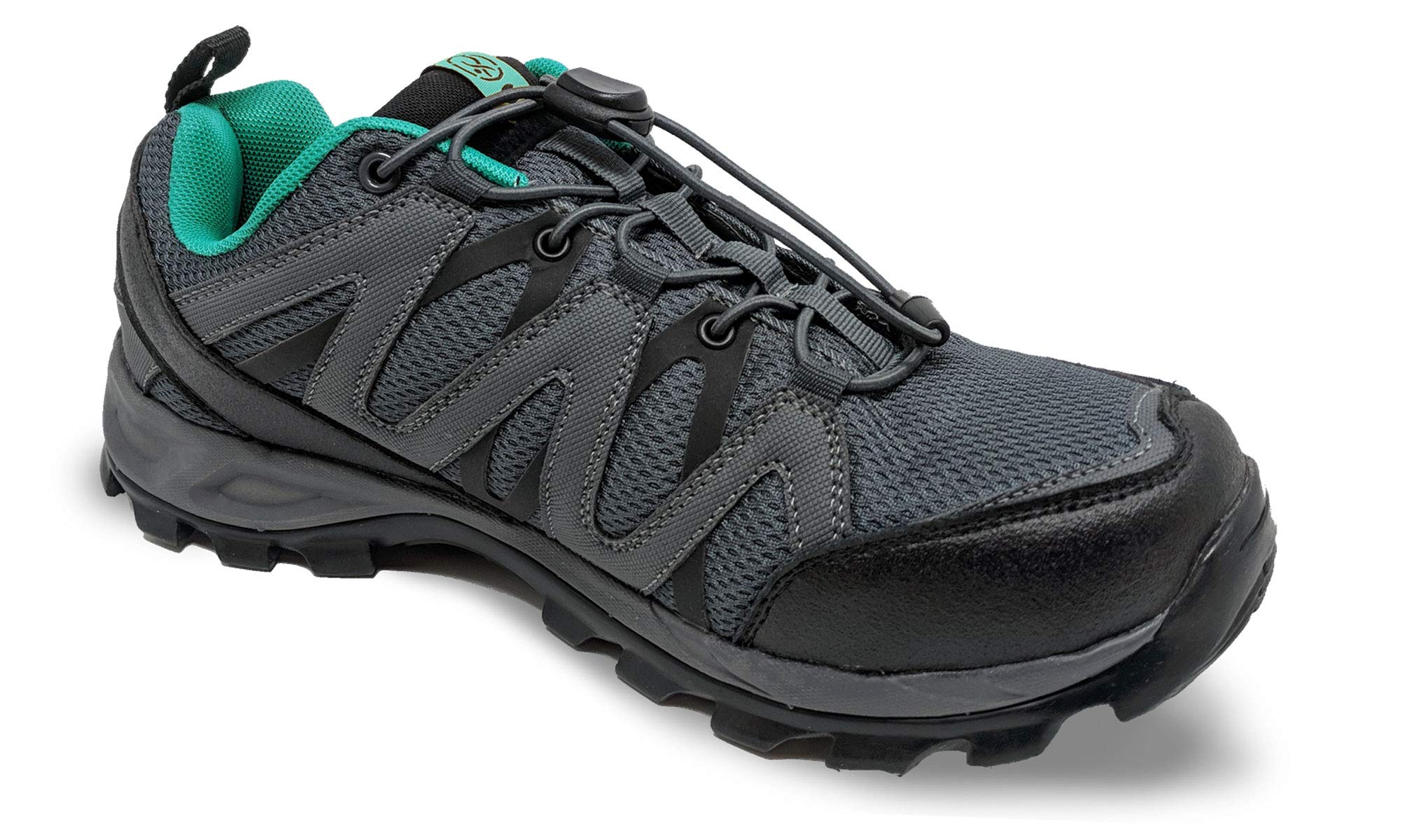 Men's Explorer Leather & Mesh Hiking Shoes - Lightweight Outdoor Trekking Boots for Mountain Climbing, Trail Walking & Camping Adventures