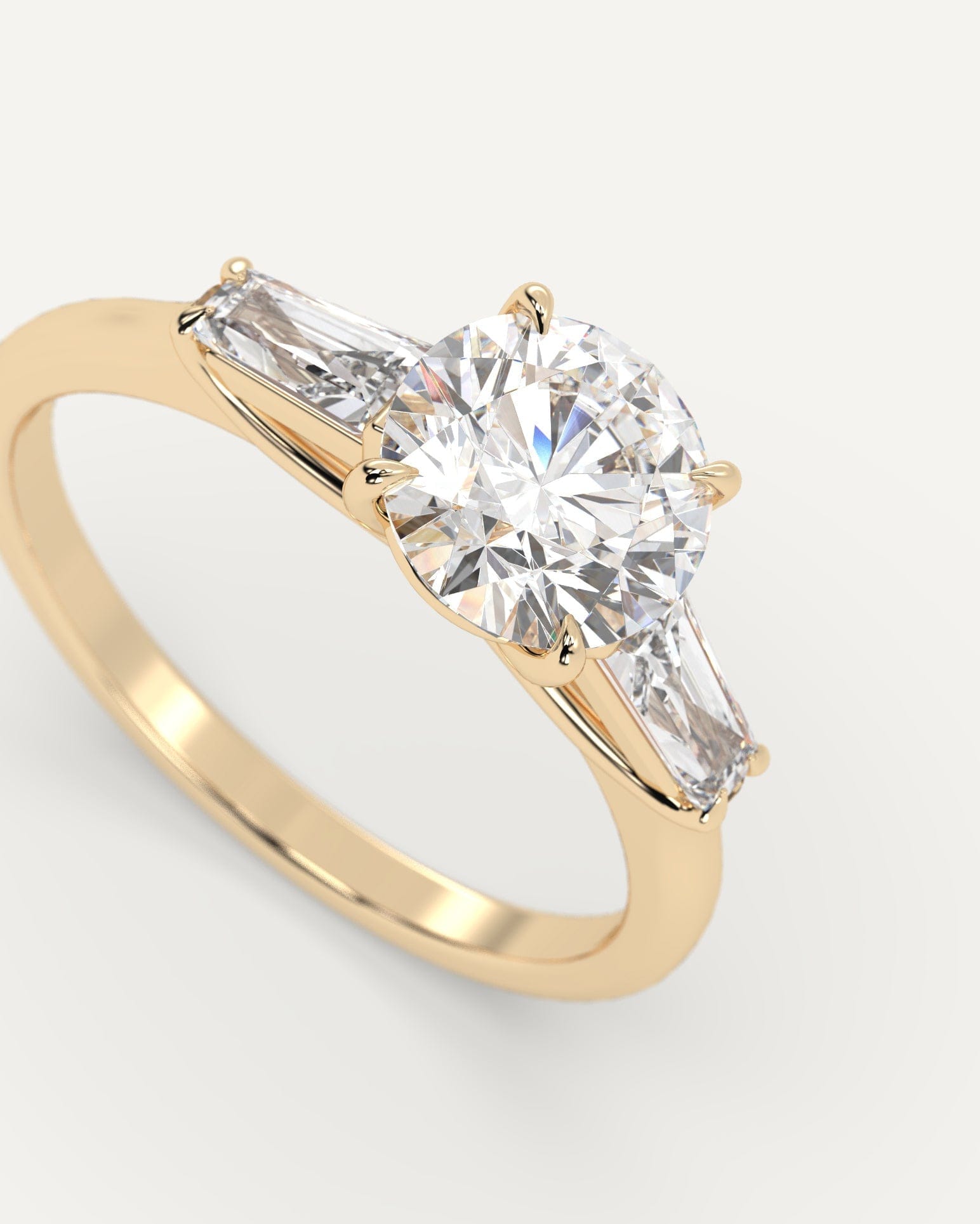 1 Carat Round Cut Diamond Ring for Women - Elegant Solitaire Engagement & Wedding Band - Perfect for Proposals, Anniversaries & Special Occasions