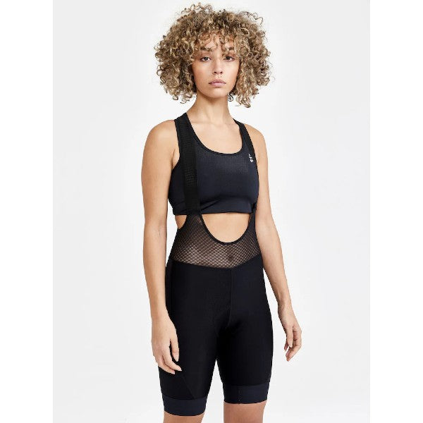 Craft ADV Gravel Bib Shorts for Women - Cycling Padded Shorts with Comfort Fit - Perfect for Gravel Riding, Road Biking & Outdoor Adventures