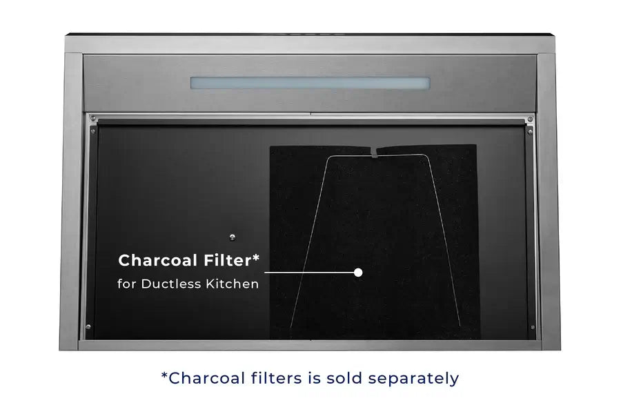 Hauslane Chef 30 Inch Convertible Stainless Steel Under Cabinet Range Hood - Powerful Kitchen Ventilation for Smoke & Odor Removal - Perfect for Home Cooking, Grilling & Baking (UC B018SS 30)