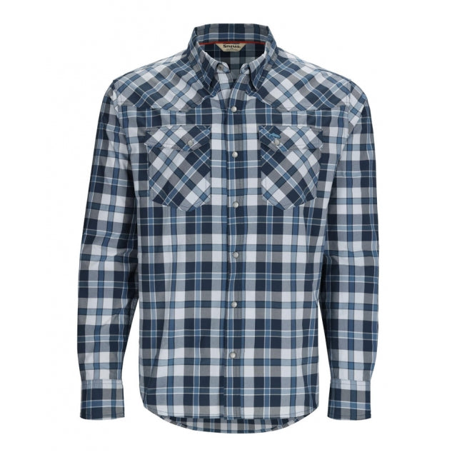 Men's Brackett Long Sleeve Button-Down Shirt - Casual & Comfortable Workwear for Office, Outdoor & Everyday Wear