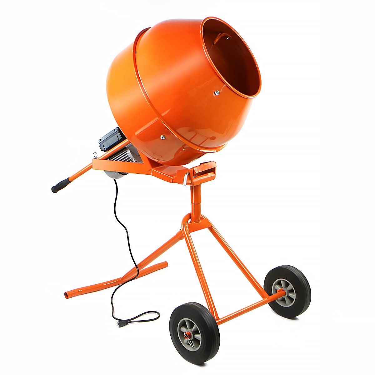 **Stark USA 5.0 Cu. Ft. Electric Cement Mixer – 1/2 HP Portable Concrete Mortar Mixing Machine for Stucco & Barrow – Ideal for DIY Projects, Construction, and Home Renovations**