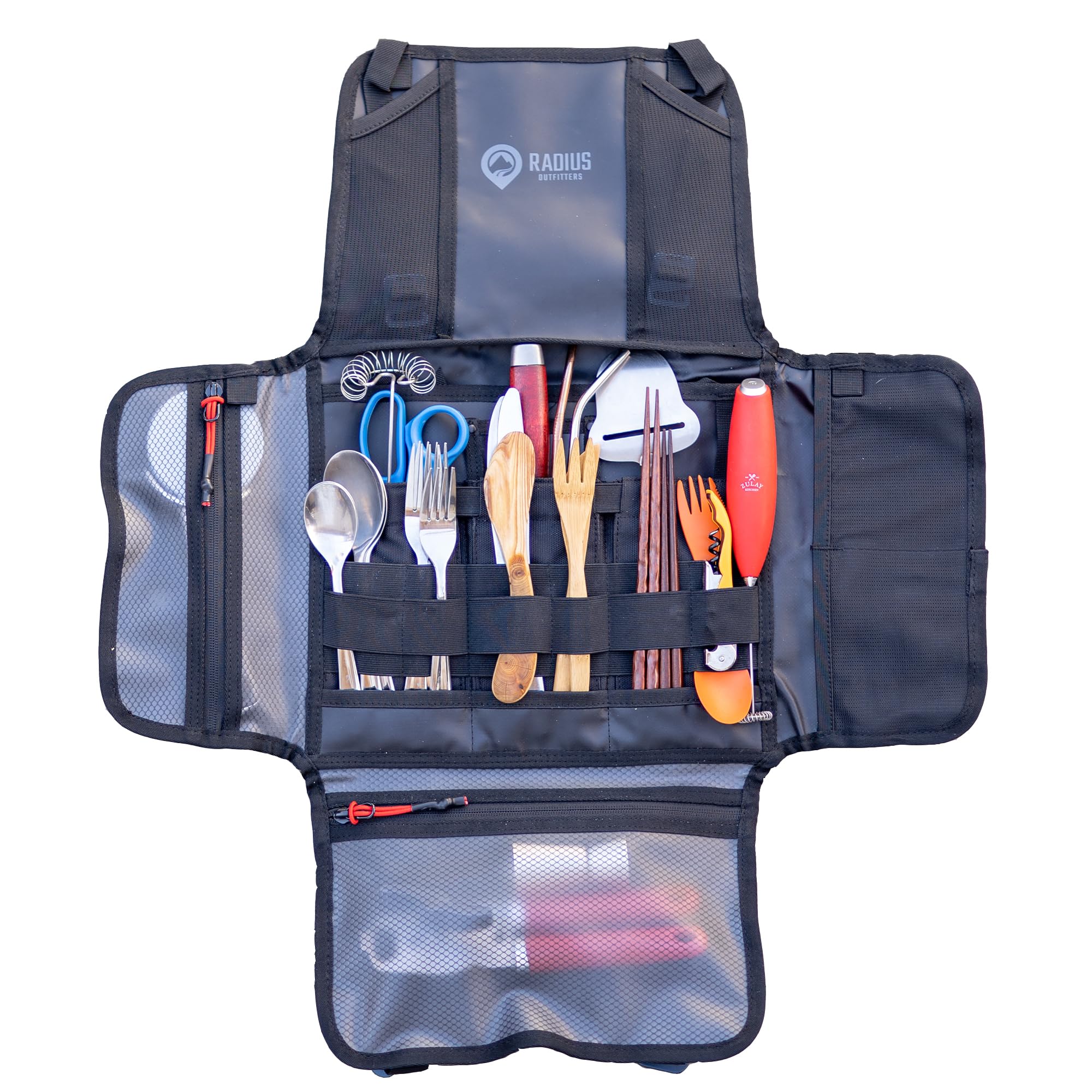 Compact Camp Kitchen Organizer for Outdoor Cooking - Portable Storage Solution for Camping, Hiking & Picnics - Perfect for Small Spaces & RV Travel