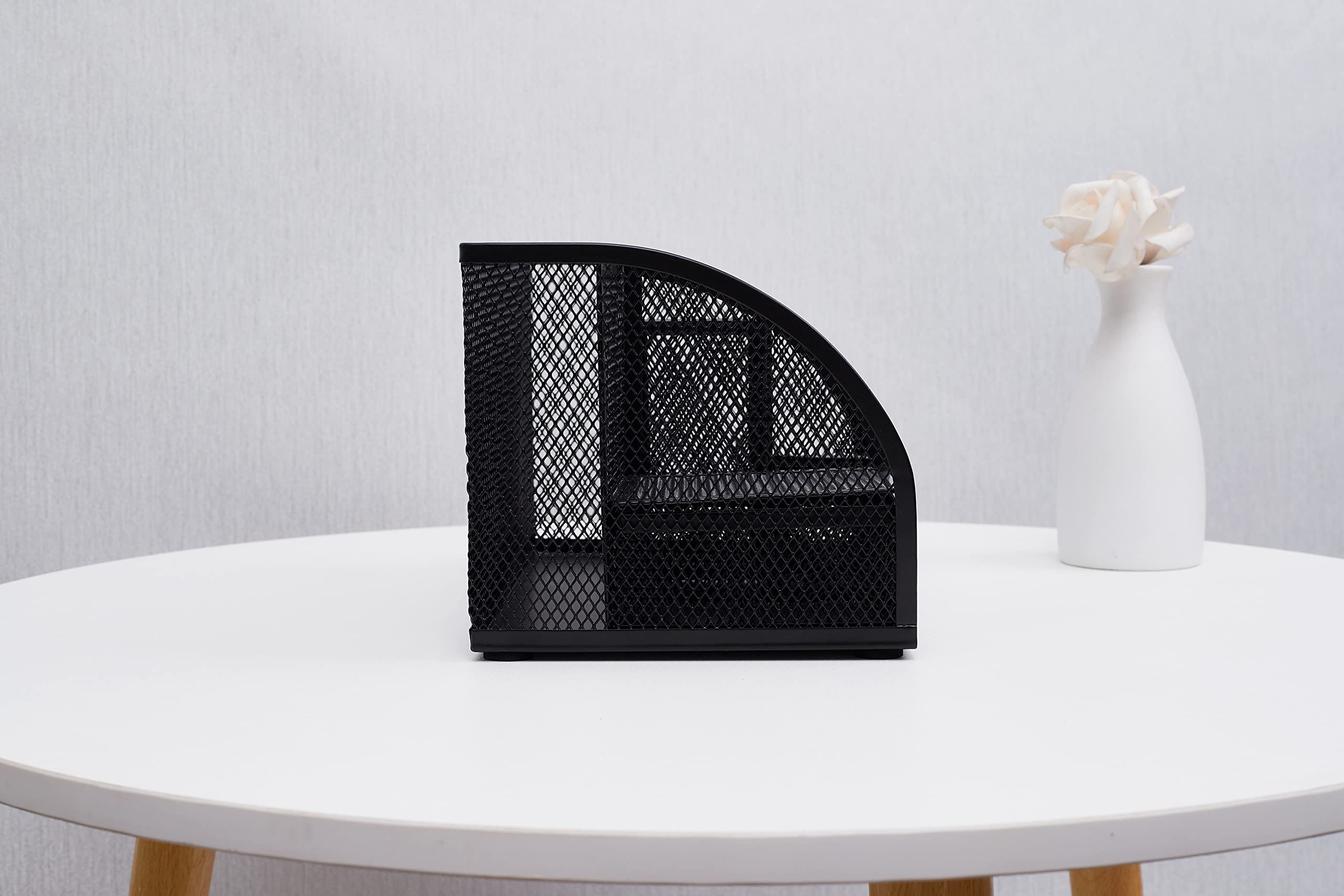 Anova Mesh Desk Organizer - 7 Compartments with Drawer for Office & Home Use
