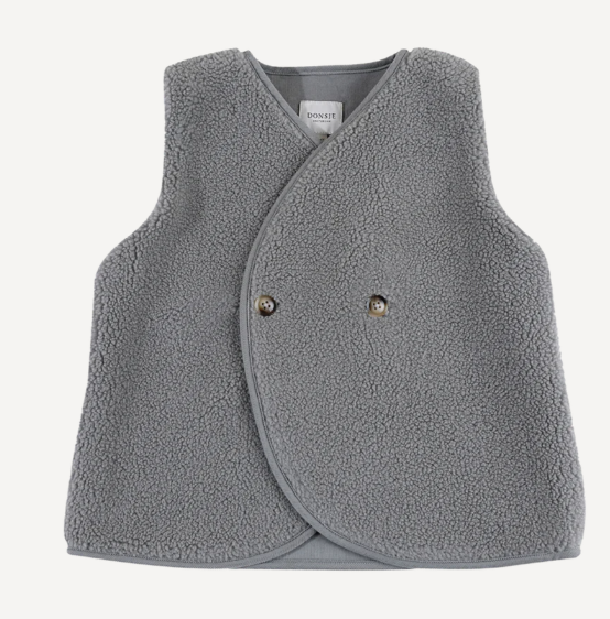 DONSJE MONTY GILET for Kids (6 Months to 6 Years) - Soft Wool Vest for Boys & Girls - Perfect for Winter Outfits, Outdoor Adventures & Family Photos