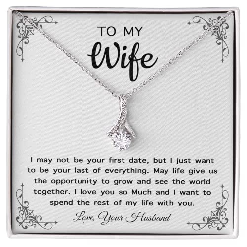 14K White Gold Finish Alluring Beauty