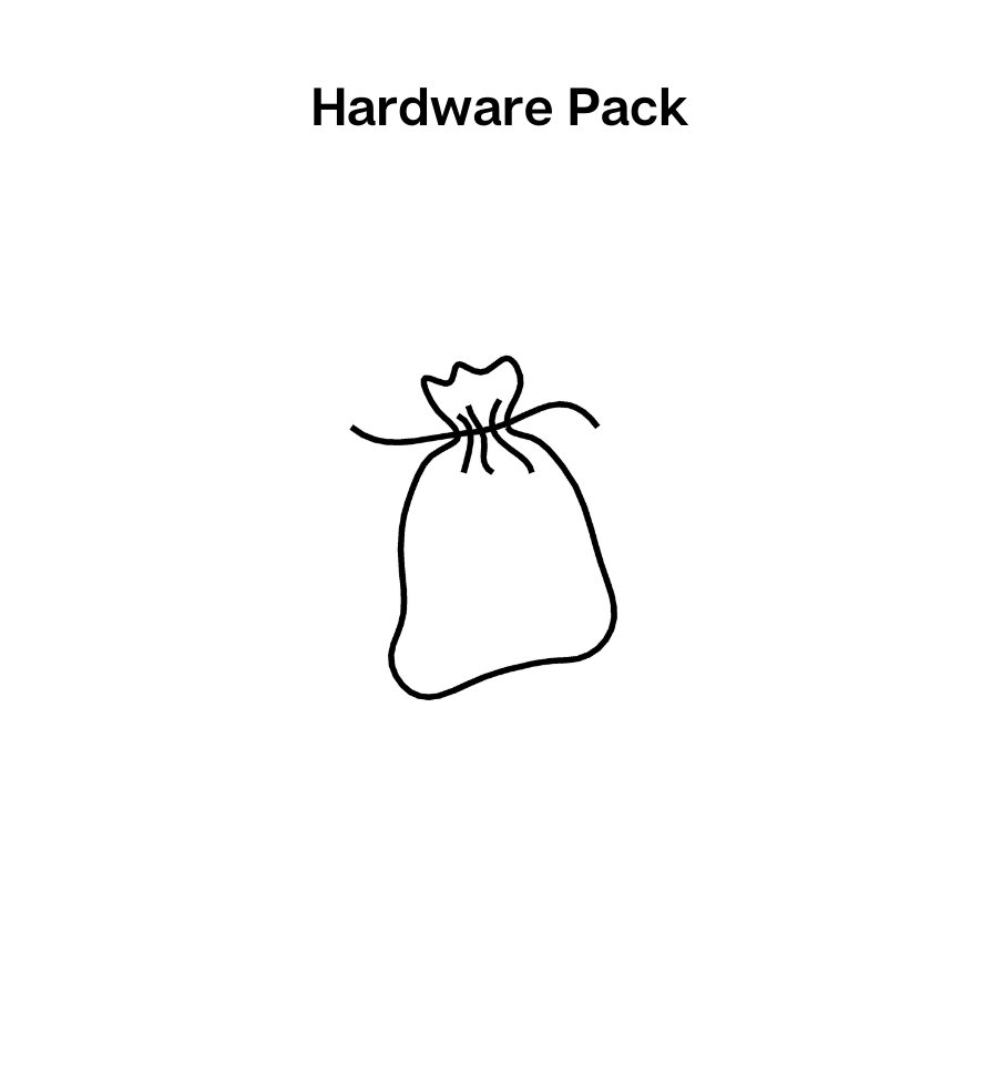 Single ACP 414 Hardware Pack - Durable Fasteners for Aluminum Composite Panels | Perfect for Construction, Signage & Cladding Projects