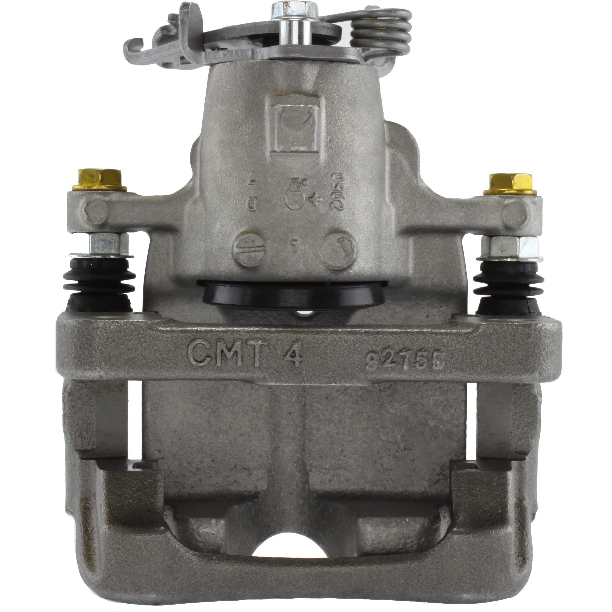 Centric 141.38525 Semi-Loaded Brake Caliper Assembly - Includes Housing, Bracket, Cable Guide, Lever & Spring | Perfect for Car Brake System Repair & Maintenance