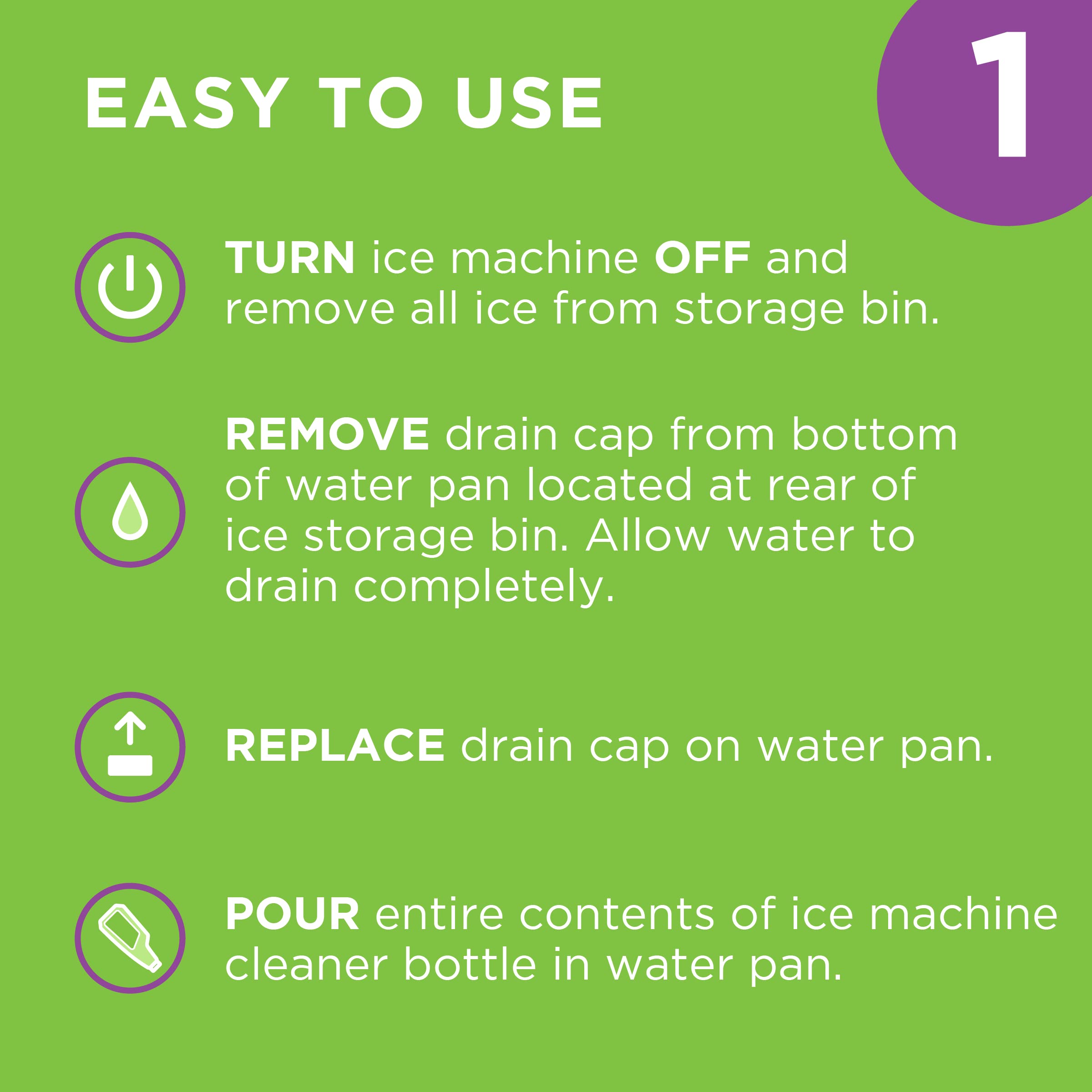 Affresh Ice Machine Cleaner - Removes Hard Water & Mineral Buildup for Better Tasting Ice | Compatible with Most Refrigerators & Ice Makers | Perfect for Home, Office & Commercial Use