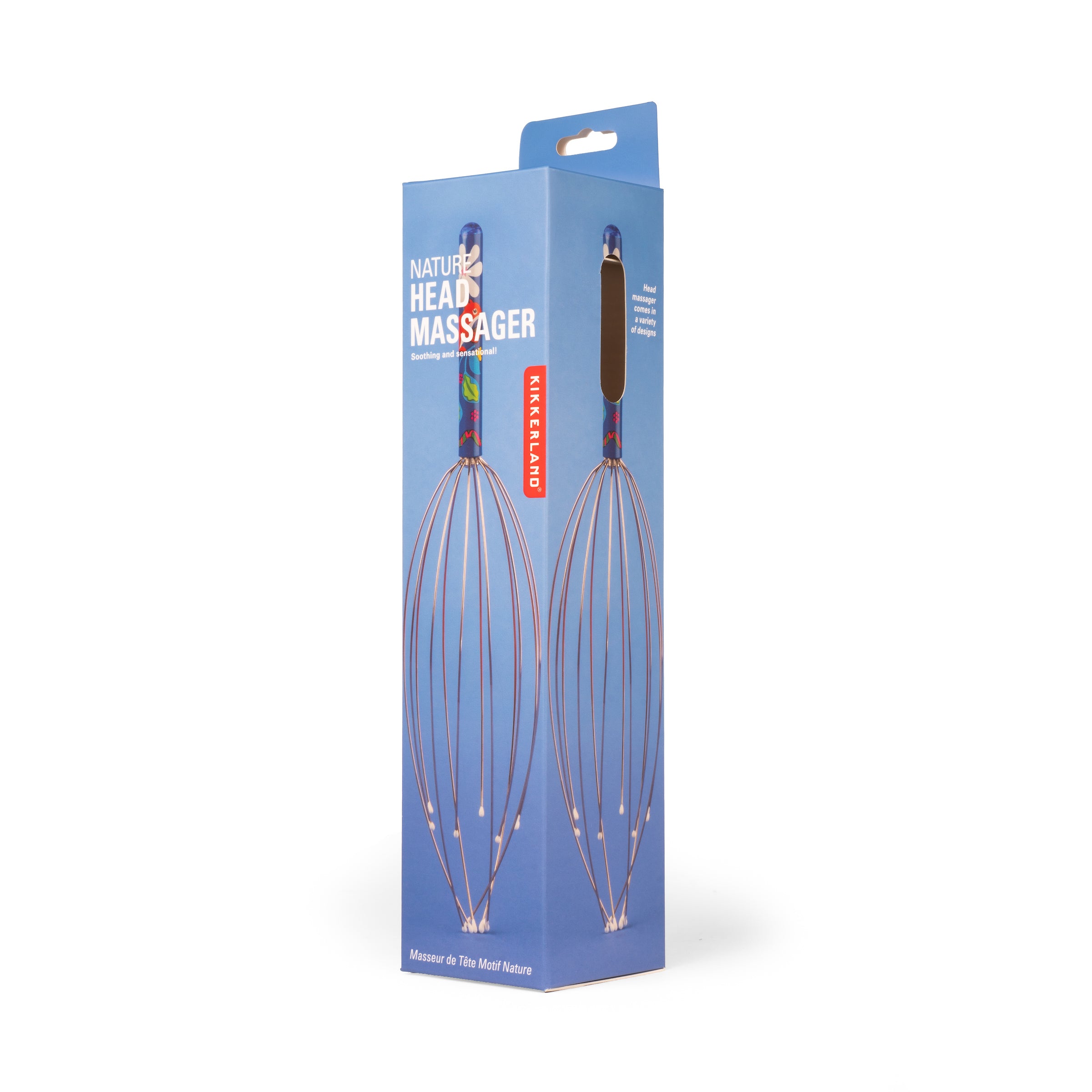 Nature Head Massager for Stress Relief & Scalp Stimulation - Relaxing Hair & Head Scratcher for Men & Women - Perfect for Home, Office & Travel Use