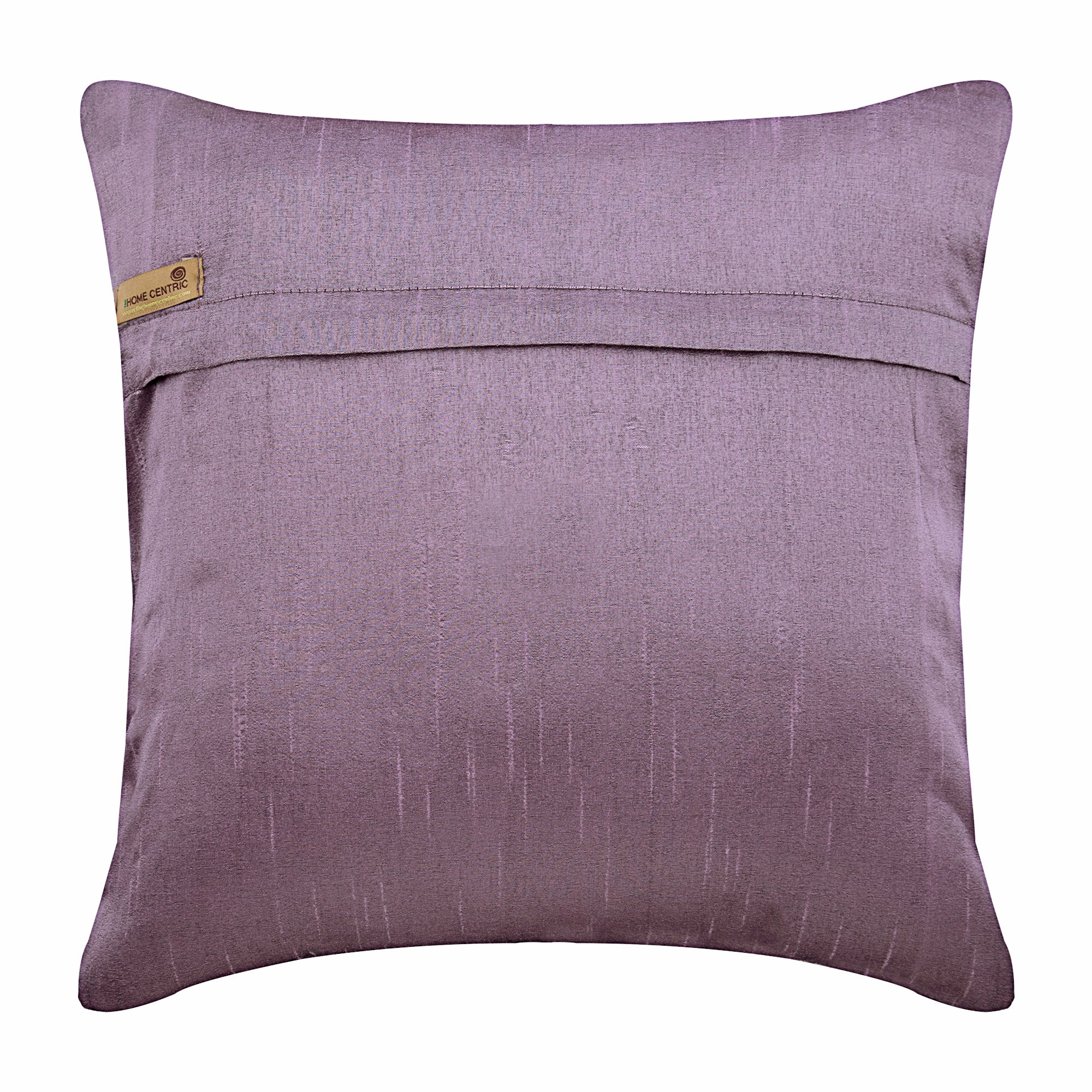 Azita Purple Silk Throw Pillow Cover - Elegant Decorative Cushion for Sofa, Bed & Home Decor