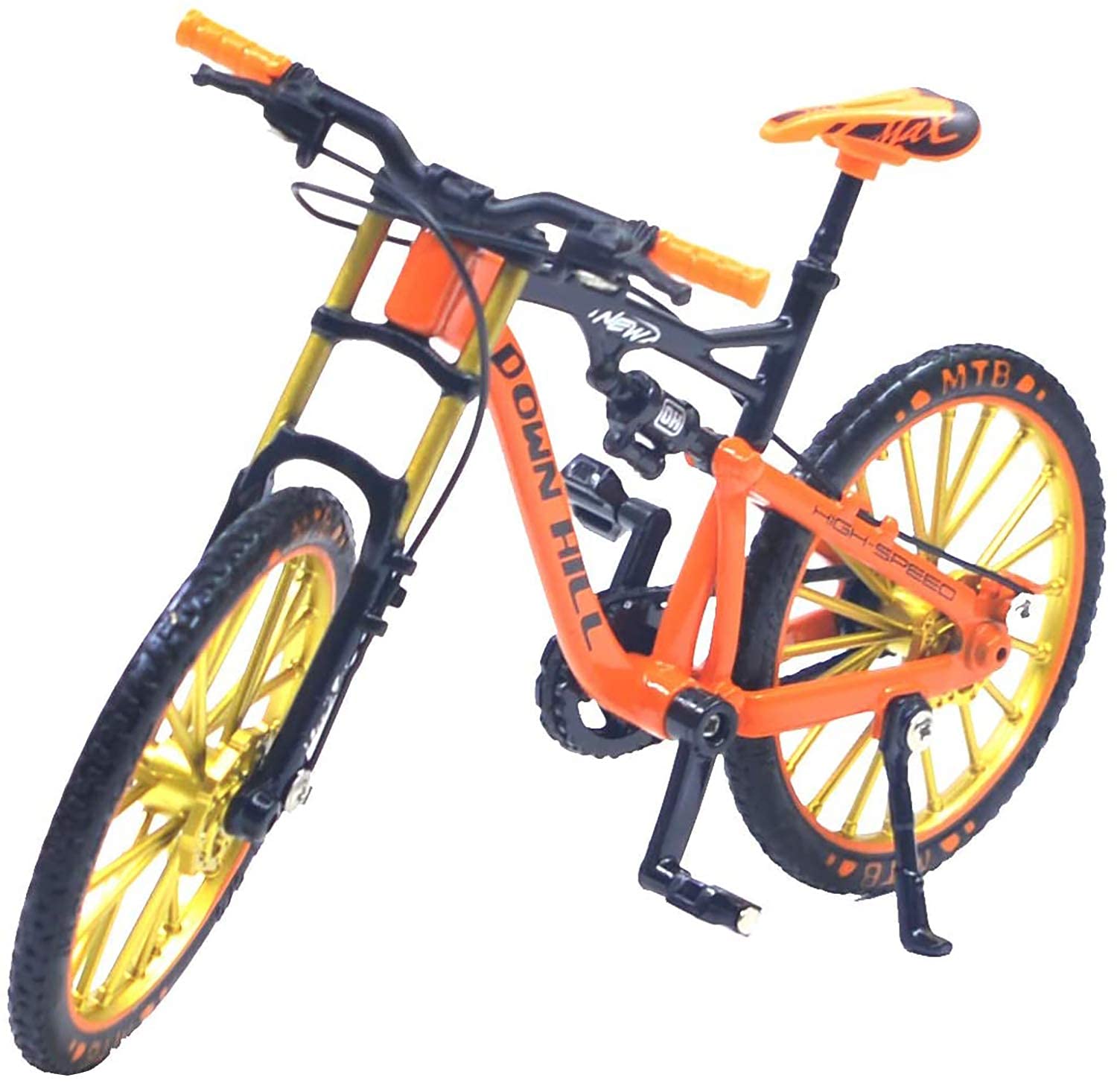 Bestie Toys 1:10 Scale Die-Cast Zinc Alloy Hybrid Mountain Bike - Miniature Downhill Bicycle Model for Collectors & RC Enthusiasts - Perfect for Display, Dioramas & Racing Scenes