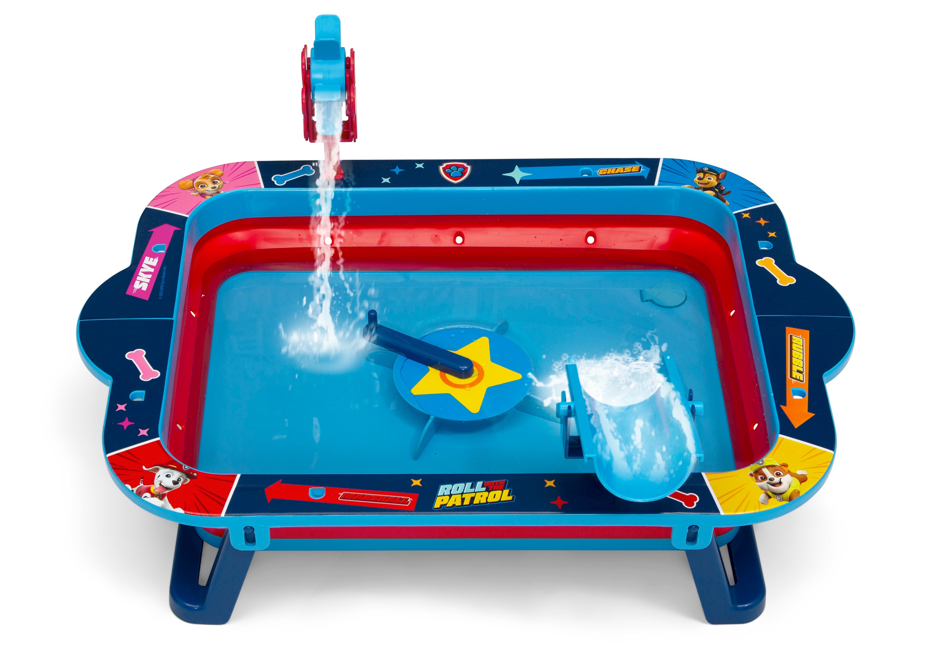 PAW Patrol Collapsible Water Activity Table for Kids - Portable Outdoor Water Play Table for Toddlers - Perfect for Backyard, Pool, and Beach Fun