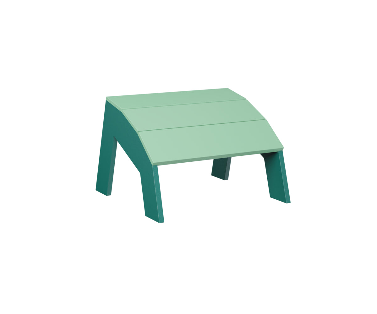 Berlin Gardens Nordic Adirondack Footstool - Outdoor Patio Furniture, Solid Wood Footrest for Garden, Deck & Poolside Relaxation