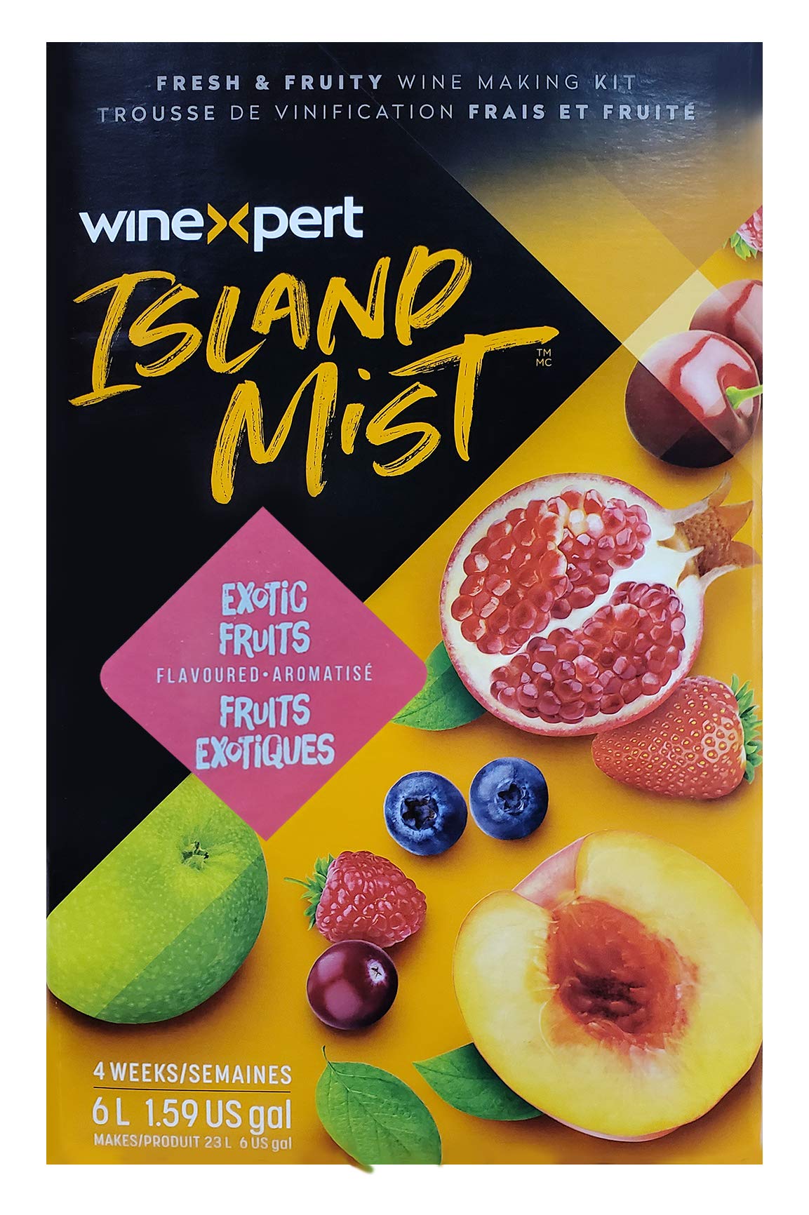 Premium White Zinfandel Wine Making Kit with Exotic Fruits - Perfect for Home Brewing & Special Occasions