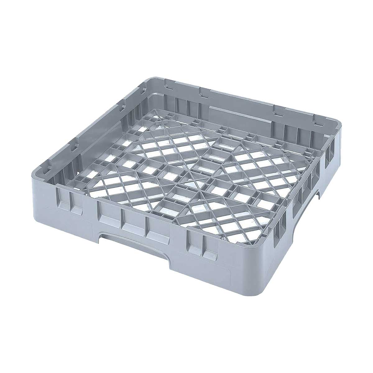 Cambro BR258151 Camrack Full Size Base Rack - 1 Compartment Soft Gray Storage Organizer for Commercial Kitchens, Restaurants & Food Service Businesses - Perfect for Shelving, Pantry Organization & Dish Storage