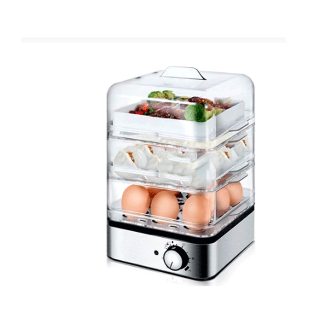 220V 360W Electric Egg Cooker Steamer - 8 Egg Capacity, 3-Layer Multifunctional Kitchen Appliance for Boiling, Steaming & Cooking | Perfect for Breakfast Meal Prep, Dorm Rooms & Small Kitchens