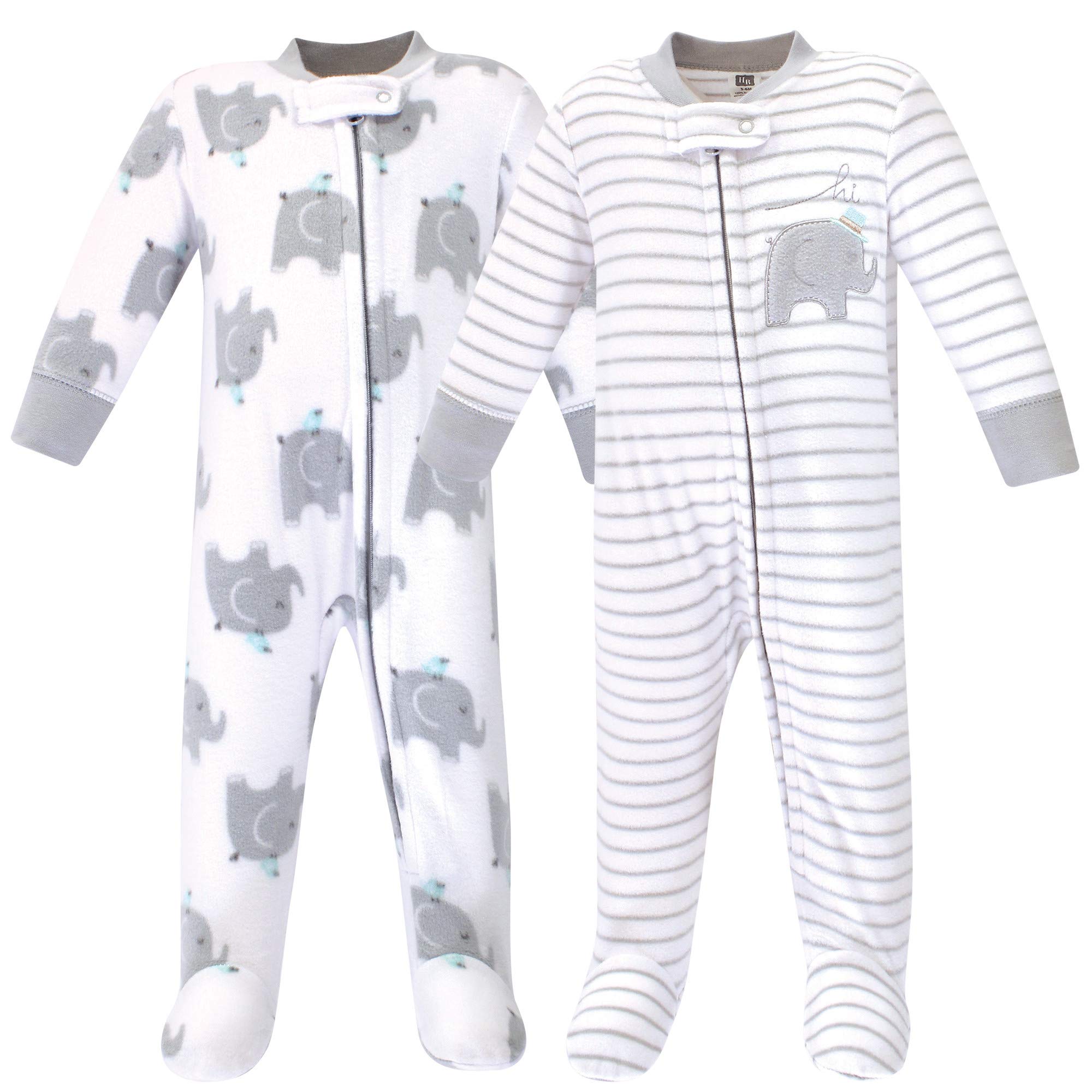 Hudson Baby Unisex Fleece Sleep and Play Outfit - Soft & Warm Baby Pajamas for Newborns & Toddlers - Perfect for Winter Nights & Cozy Home Wear
