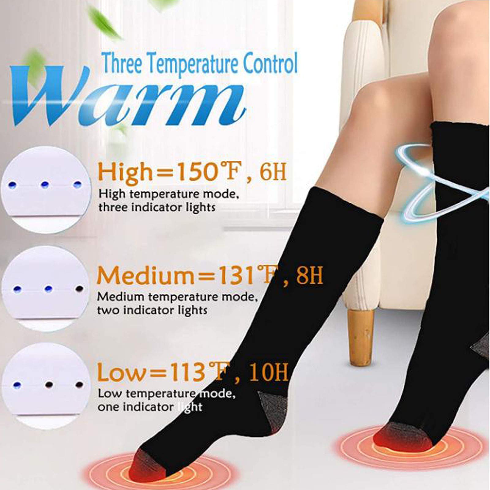 Electric Heated Motorcycle Shoes for Women & Men - Winter Riding Gear