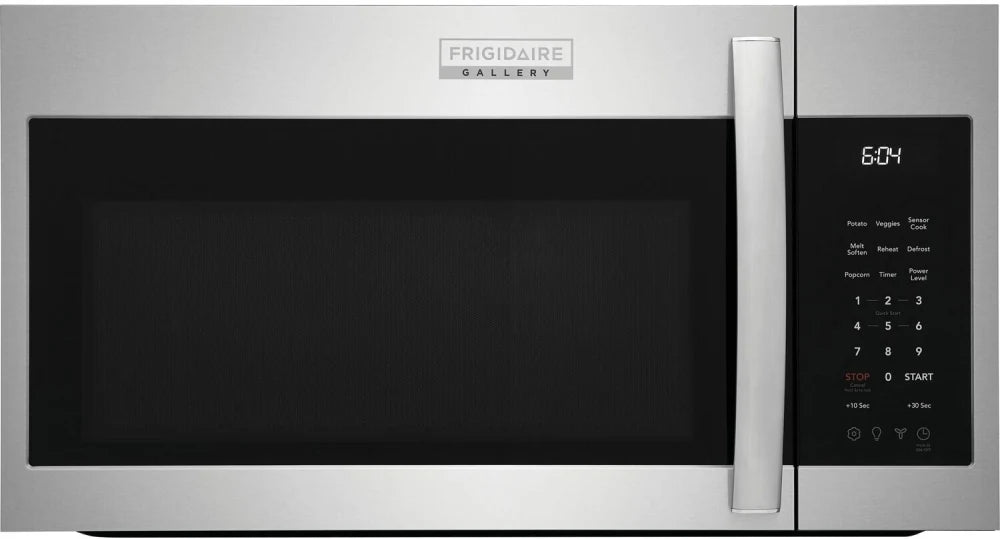 Frigidaire Gallery GMOS1962AF 1.9 Cu. Ft. Over The Range Stainless Steel Microwave Oven - Perfect for Kitchen Remodeling & Space-Saving Cooking