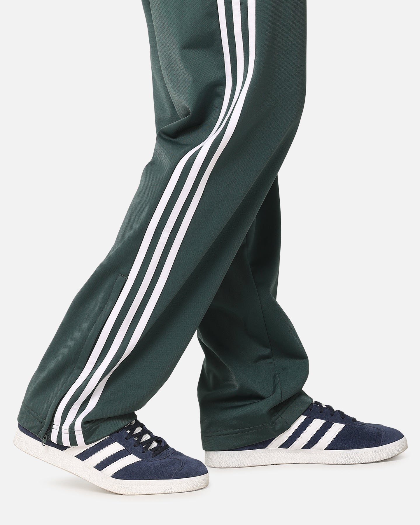 Adidas Firebird Track Pants for Men & Women - Mineral Green Retro Joggers for Running, Gym & Casual Wear