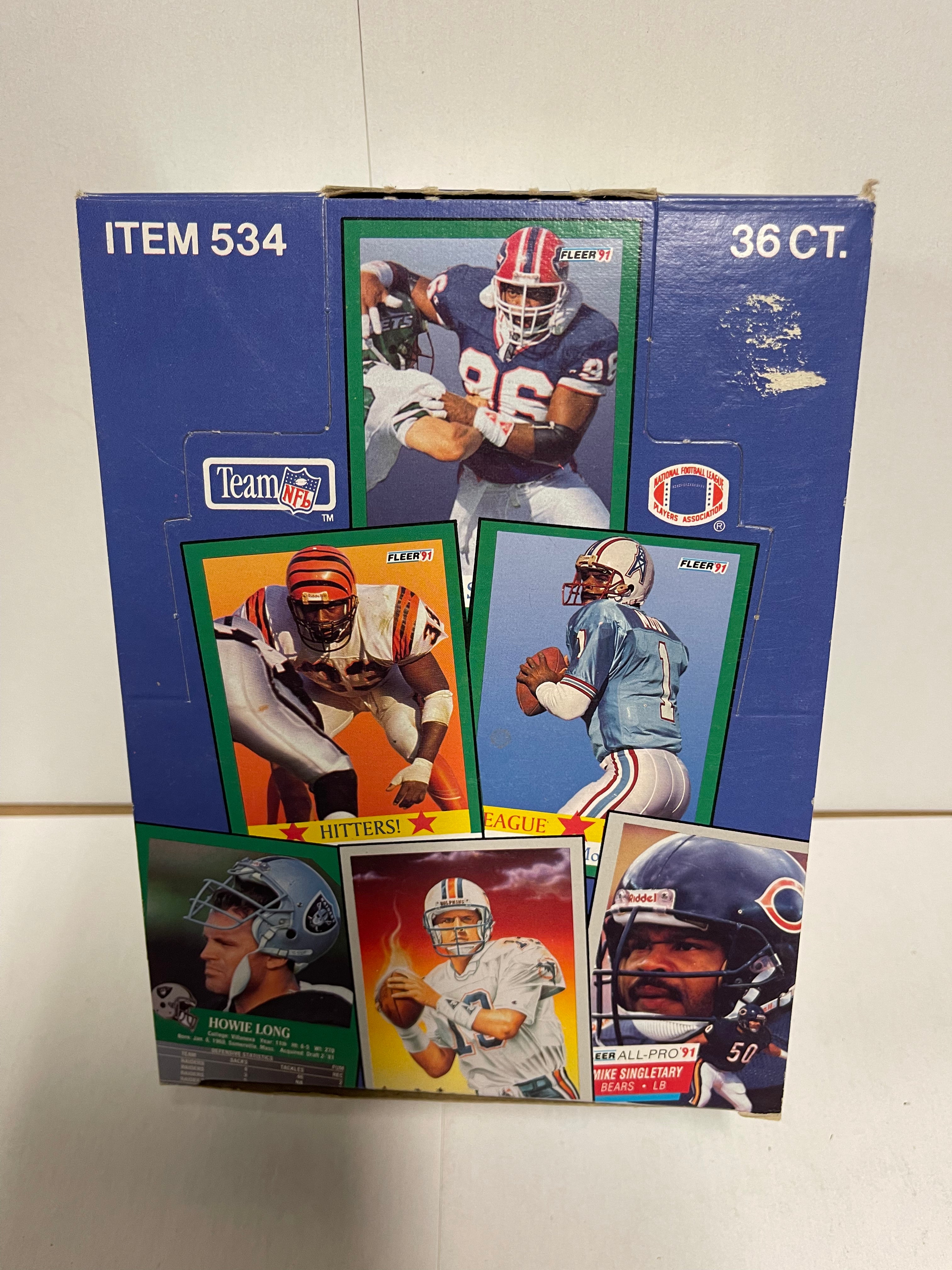 1991 Fleer Football Cards - 36 Pack Box | Complete Set for Collectors & Enthusiasts | Perfect for Trading, Gifts & Display