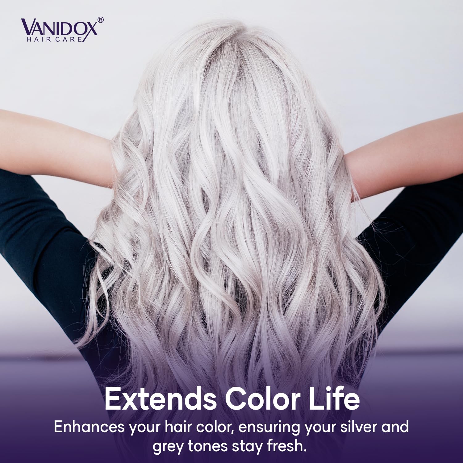 Purple Shampoo & Conditioner Set for Grey & Silver Hair - Sulfate-Free, Brass Toning with Purple Pigment (16oz Each) | Ideal for Color-Treated Hair & Blonde Highlights at Home
