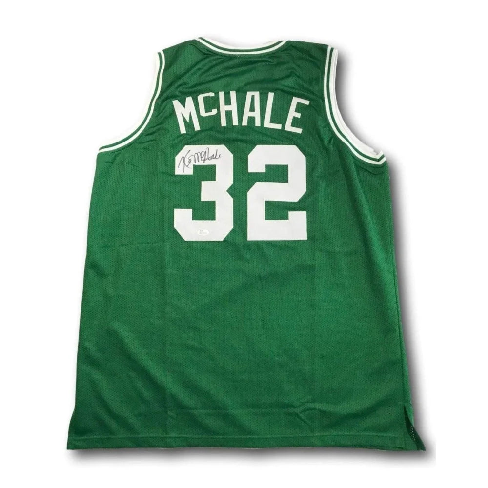 Kevin McHale Signed Boston Celtics Basketball Jersey with JSA COA - Authentic NBA Autograph Memorabilia for Collectors & Celtics Fans - Perfect for Display, Gifts, and Sports Memorabilia Collections