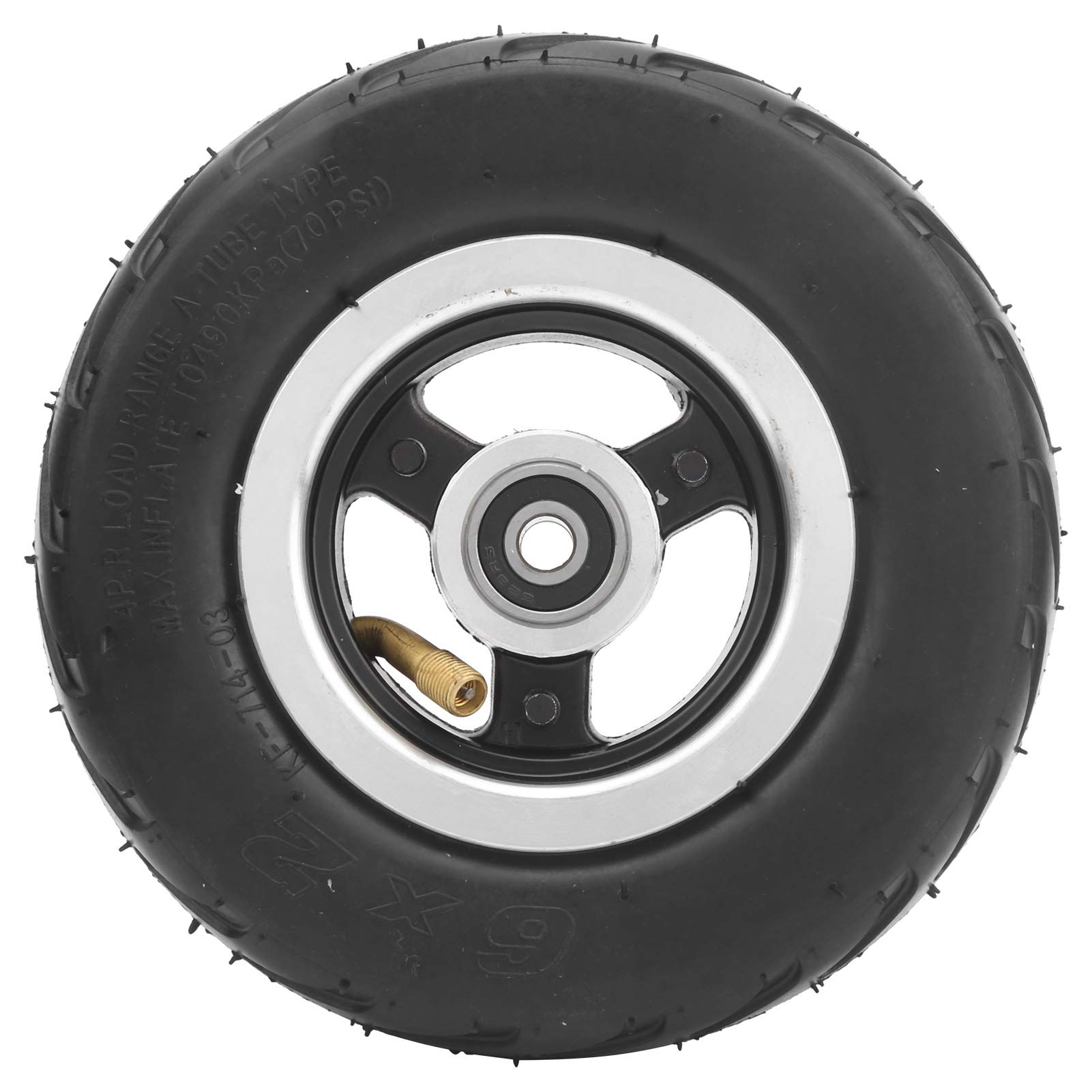 **VGEBY 6x2 Inflatable Air Tire Wheel with Aluminum Alloy Hub - Strong Grip for Electric Scooters - Perfect for Commuting & Outdoor Adventures**