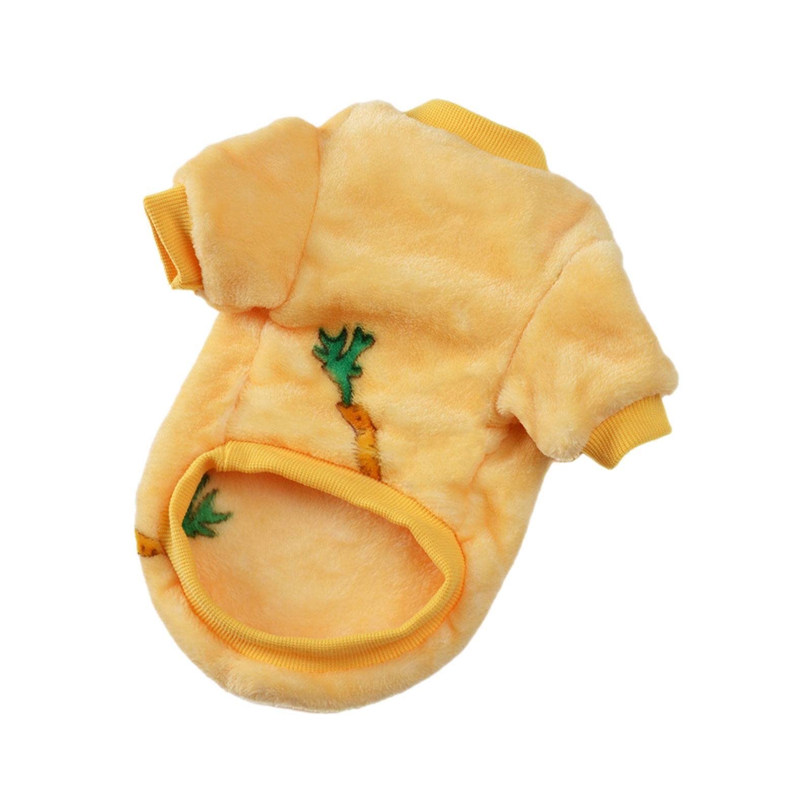 Dog & Cat Fleece Sweater - Winter Pet Clothes for Small Pets