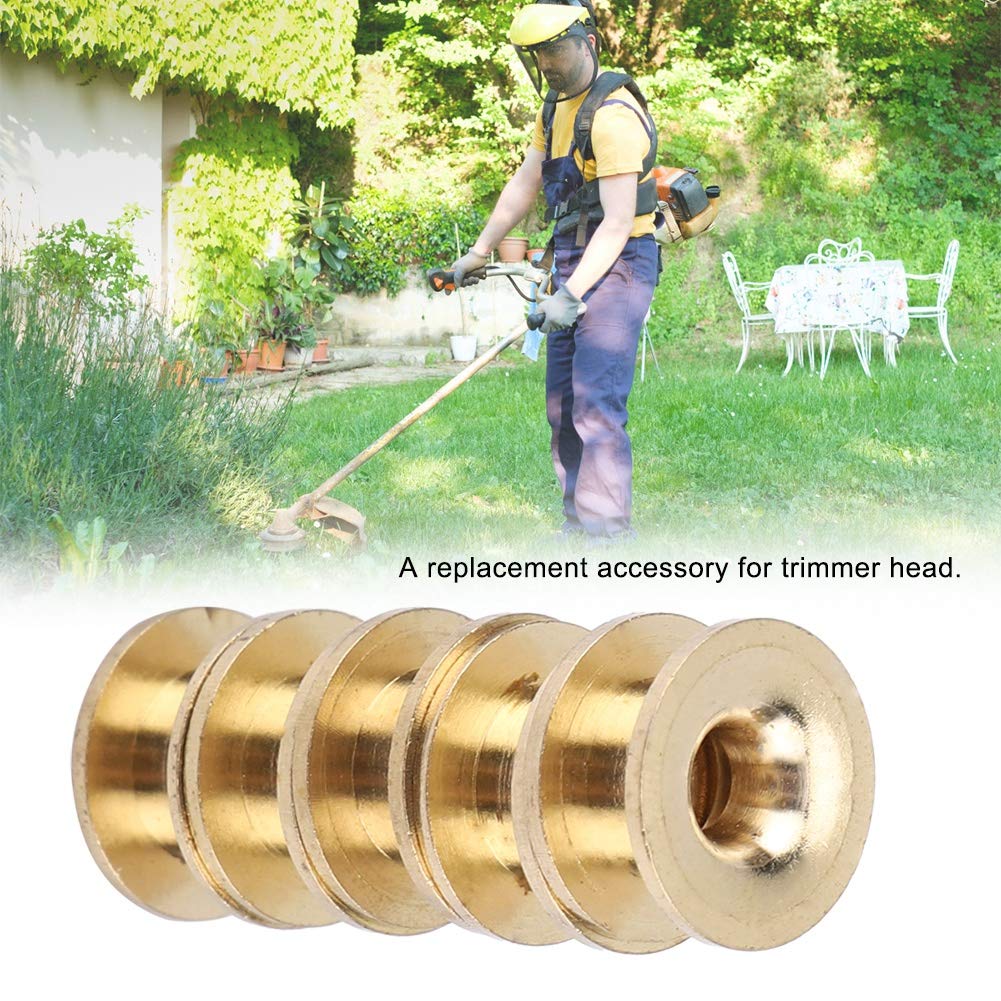 **GLOGLOW 5-Piece Universal Grass Trimmer Head Eyelets - Replacement Cutter Parts for Lawn Trimmers & Strimmers - Perfect for DIY Lawn Care & Garden Maintenance**