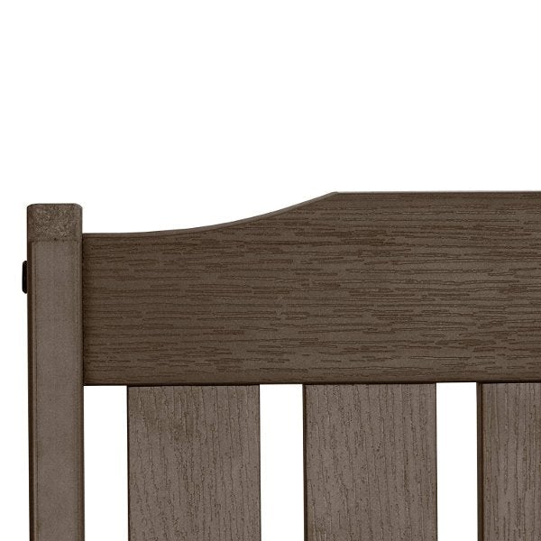 Lehigh Synthetic Wood Garden Bench - Weather-Resistant Outdoor Seating for Patio, Backyard & Garden - Durable & Low Maintenance