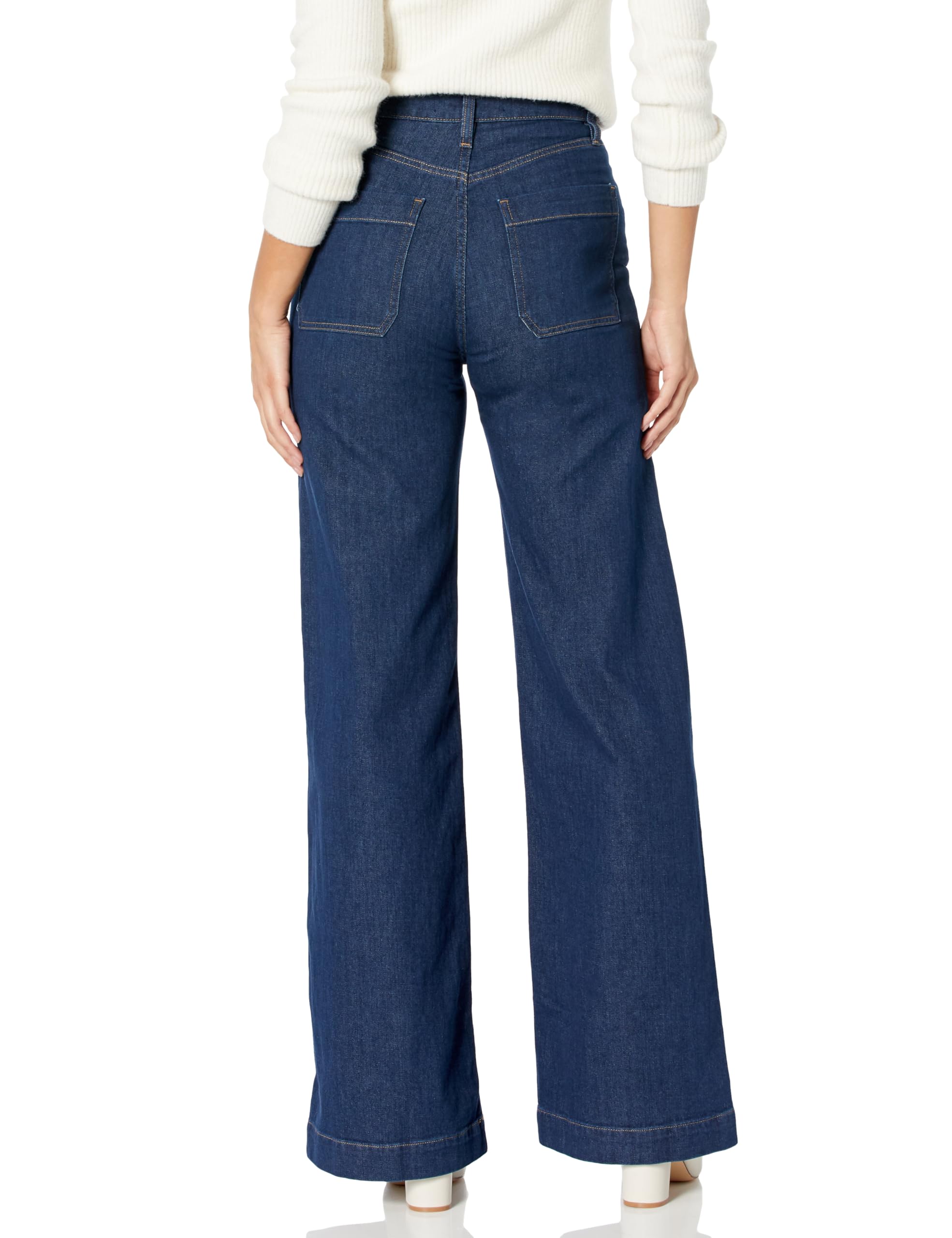 Joe's Women's The Kate Wide Leg Pants - High Waisted Flowy Trousers for Casual & Office Wear - Comfortable Stretch Fabric for Everyday Style