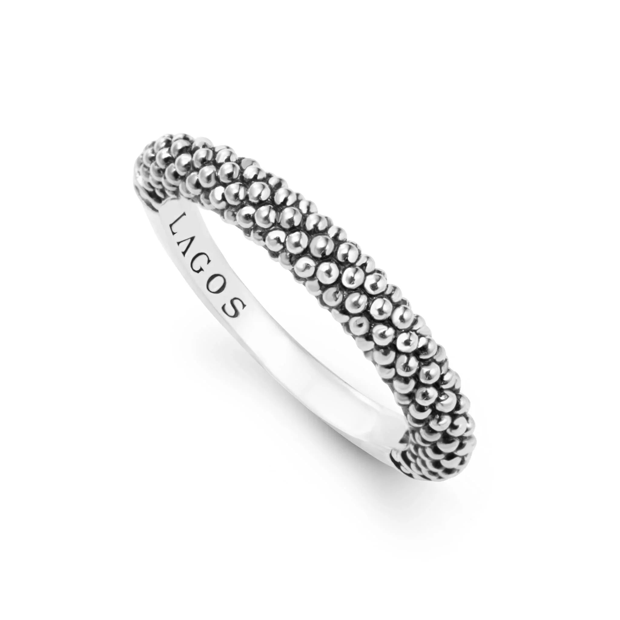 Exquisite Caviar Stacking Rings for Women - Elegant Layered Gold & Silver Bands - Perfect for Daily Wear, Stacking & Gift Giving