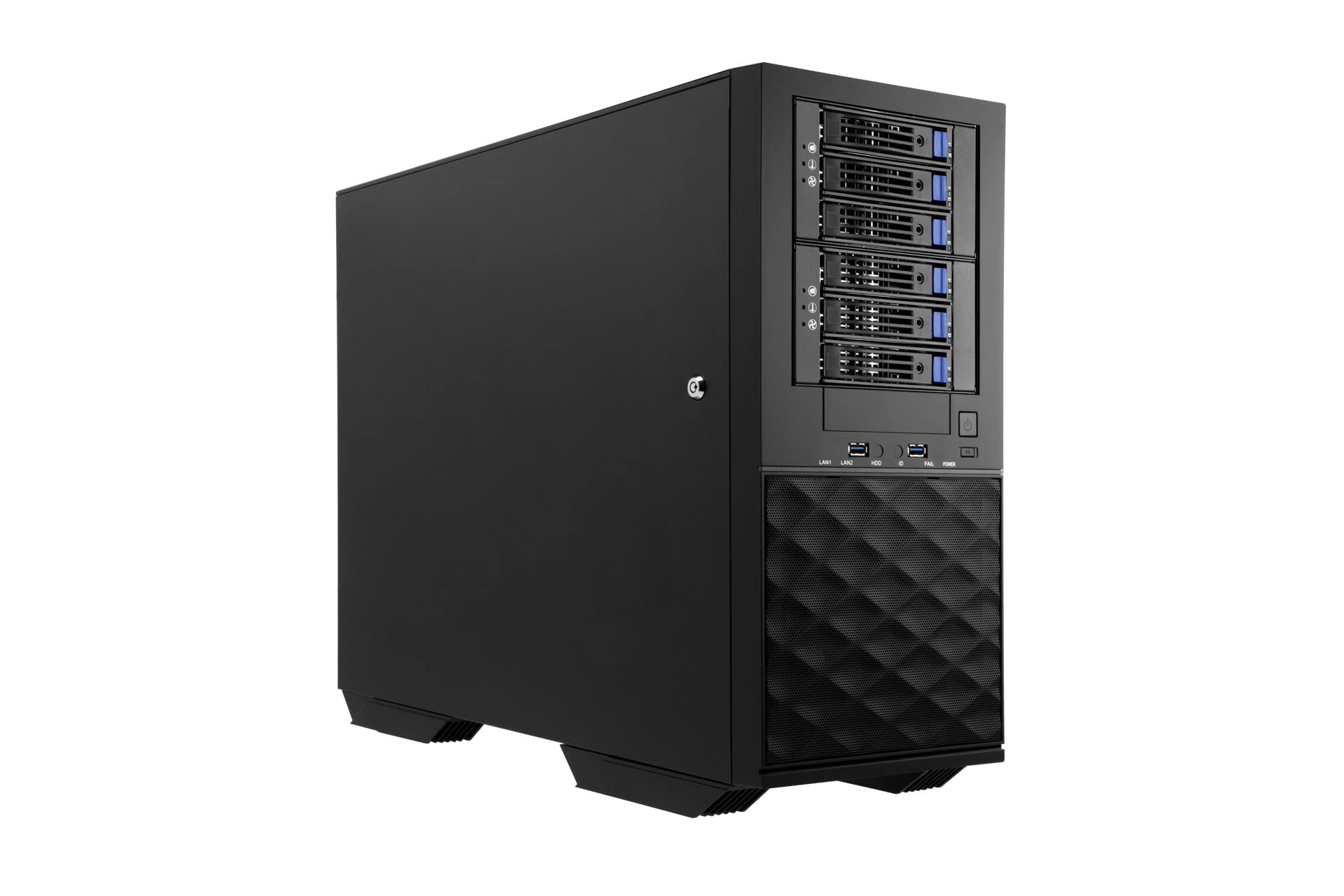 IN-WIN IW-PL052X.B3 Long Version Server Chassis with USB 3.0 & HD Audio, 120mm Cooling Fan - Ideal for Data Centers, Server Rooms & Enterprise IT Solutions