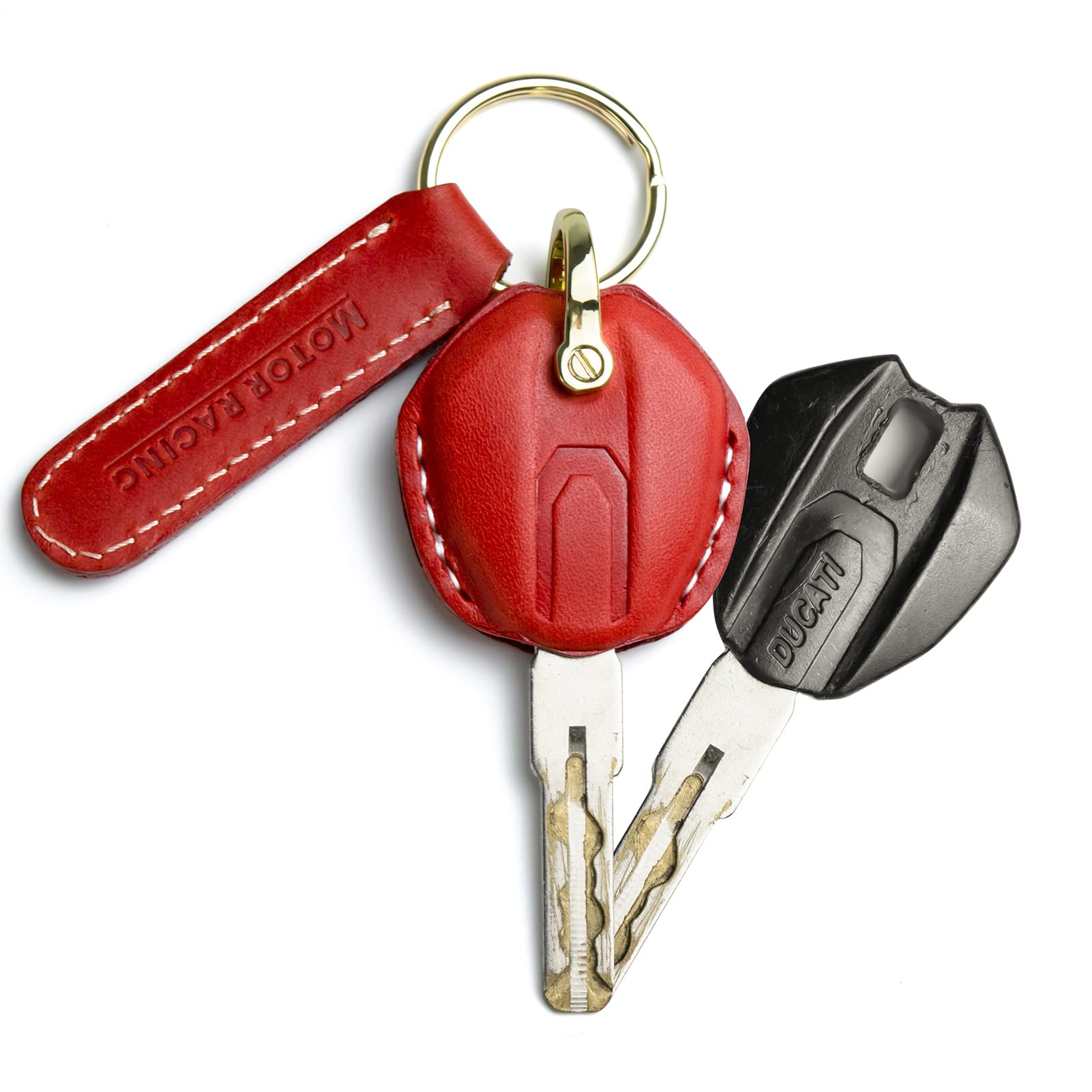 Ducati Key Cover Compatible with Monster 695 696 795 796 959 1100, Streetfighter, Panigale S/R, Diavel - Motorcycle Key Shell Protector for Enhanced Grip and Scratch Protection (Perfect for Riding and Daily Use)