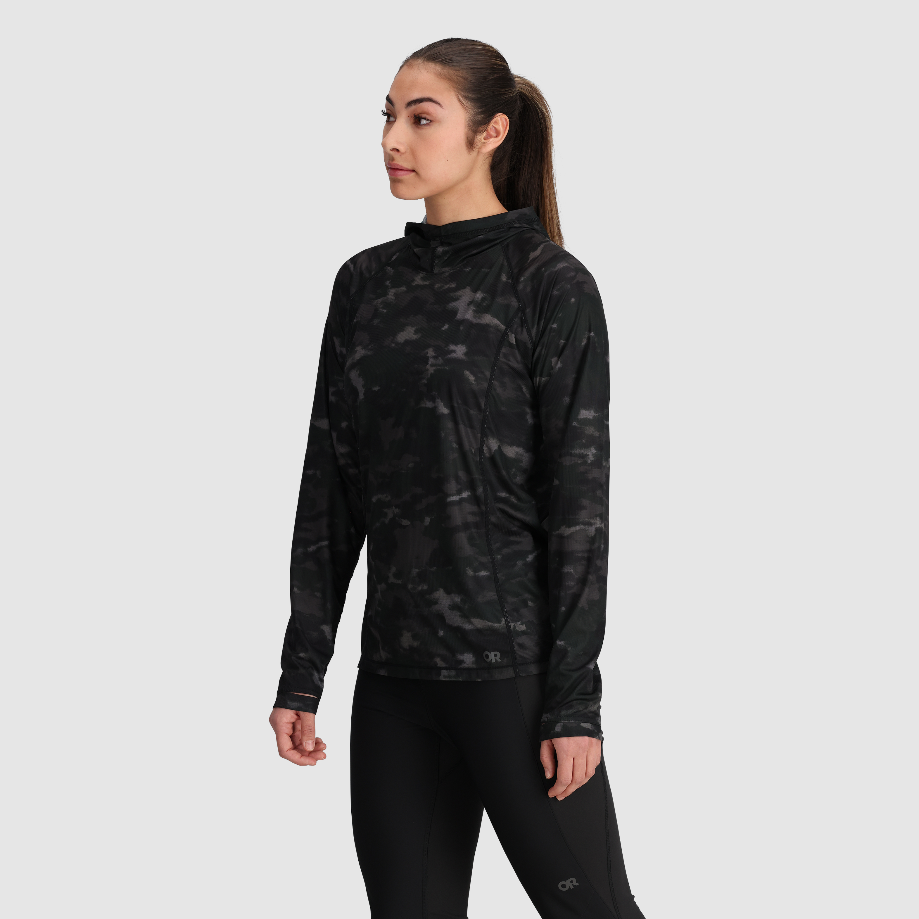 Women's Echo Printed Hoodie - Soft Fleece Pullover with Stylish Graphic Design - Perfect for Casual Outfits, Loungewear & Street Fashion
