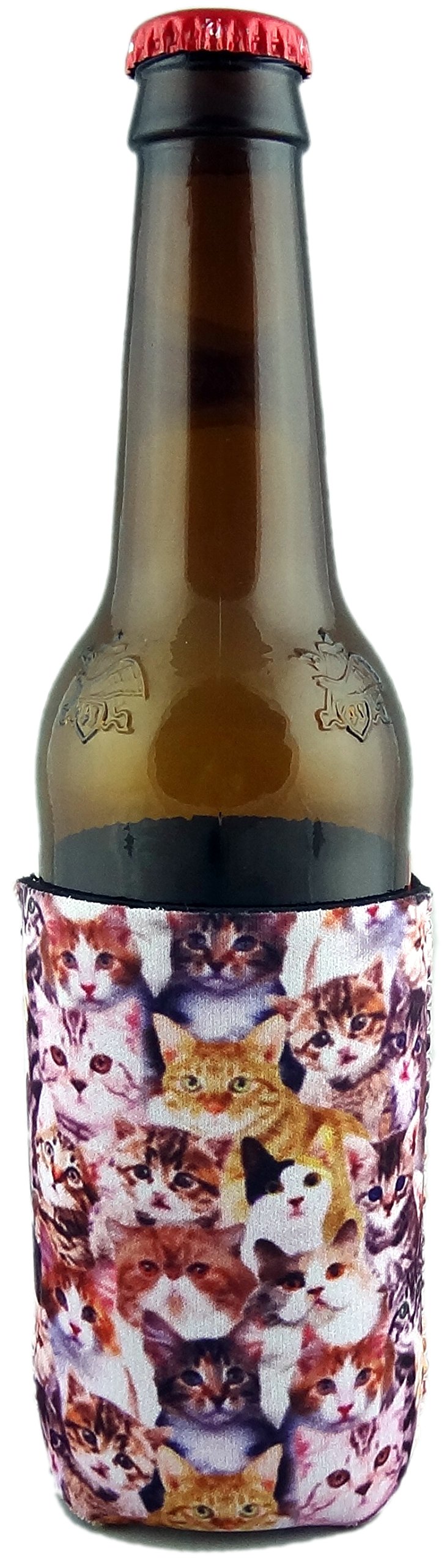 Funny Collapsible Neoprene Can Cooler for Drinks - Perfect for Parties & Picnics