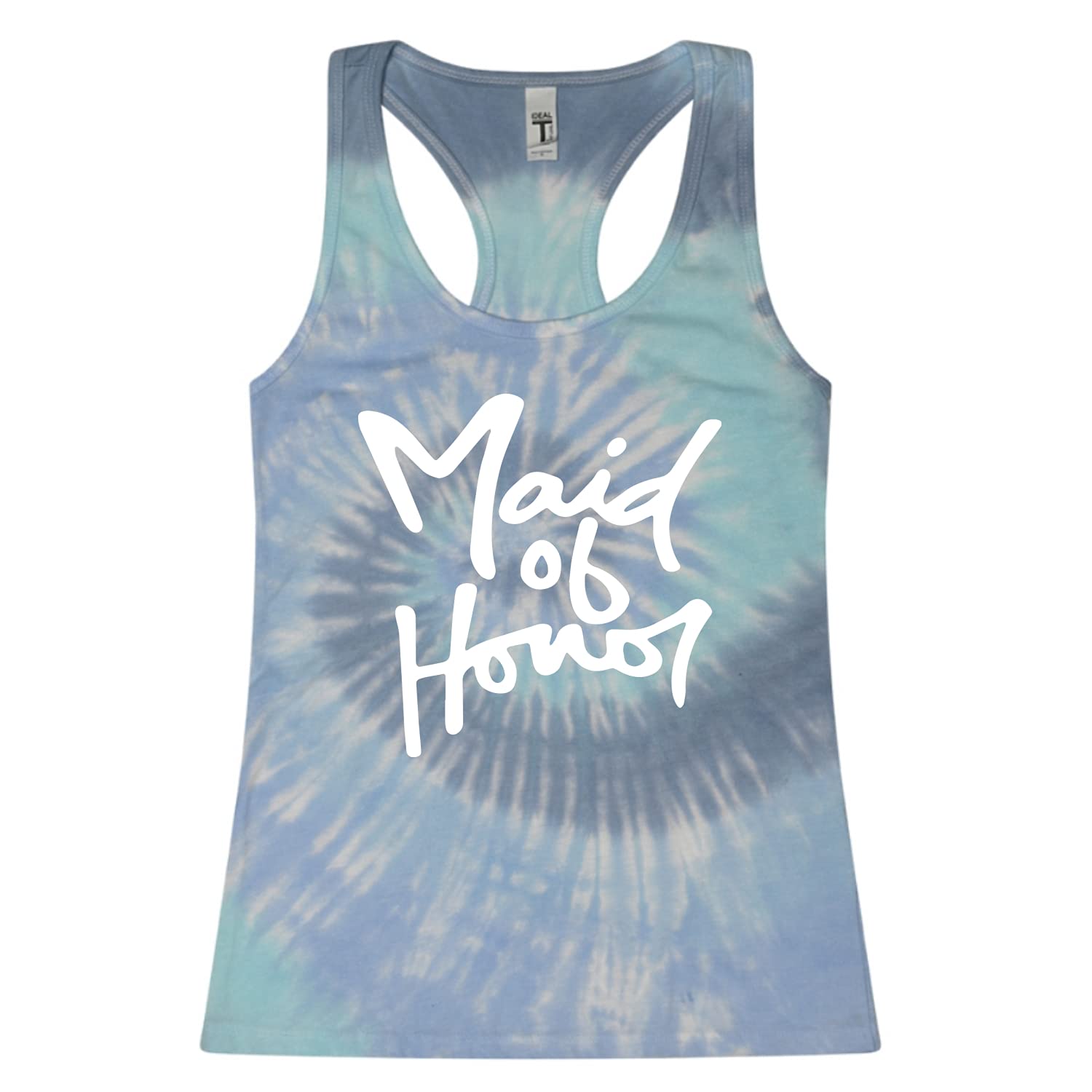 Wild Bobby Tie-Dye Racerback Tank Top - Perfect Bridesmaid & Bachelorette Party Gift for Wedding Celebrations