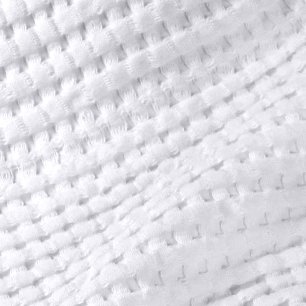 GILDEN TREE Quick Dry Waffle Towels - Exfoliating Washcloths for Face & Body | Soft & Absorbent | Modern Style (White) | Perfect for Spa, Gym & Travel