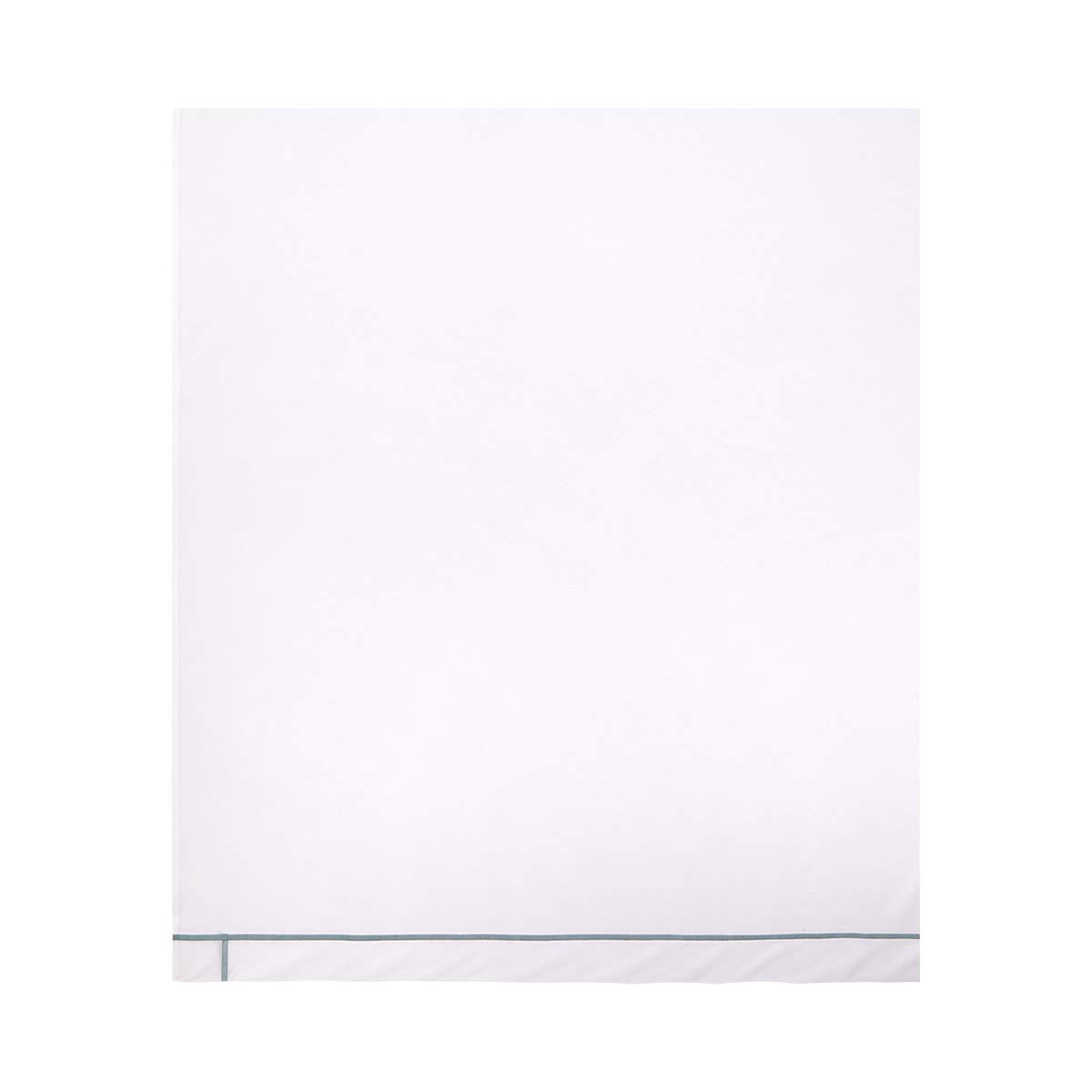 Yves Delorme Athena Horizon 500 Thread Count 100% Cotton Flat Sheet - Luxury French Bedding for Master Bedroom & Guest Room