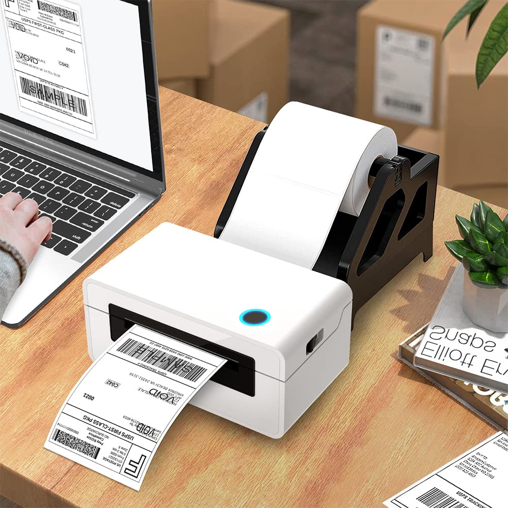 Immuson 4x6 Direct Thermal Blank Shipping Labels - Compatible with Zebra 2844, ZP-450, ZP-500, ZP-505 & Eltron Printers - 250 Labels per Roll (20 Rolls Total) - Perfect for E-commerce, Warehouse & Shipping Businesses
