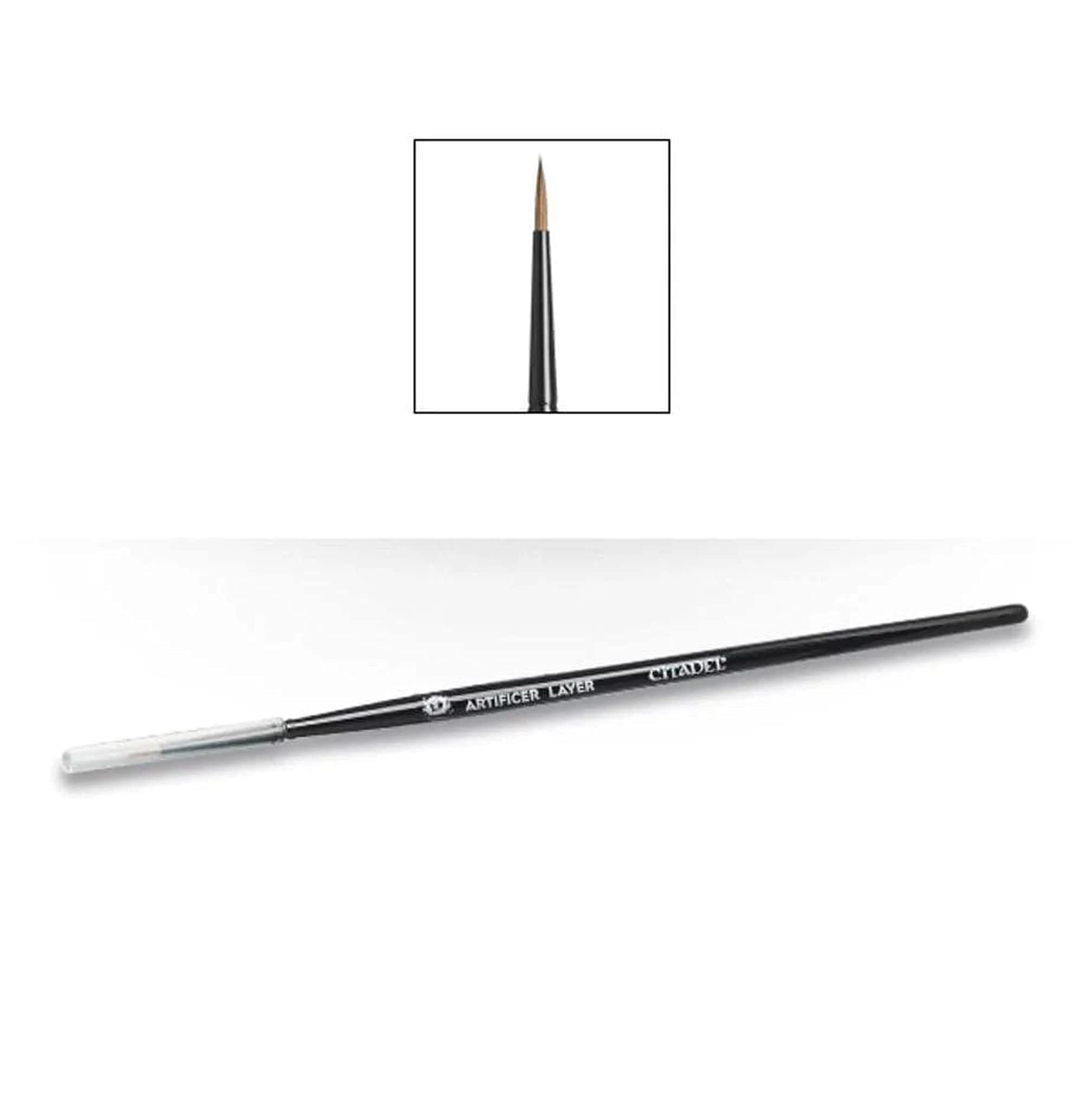 Citadel Medium Artificer Layer Brush - Premium Tabletop & Miniature Painting Brush for Warhammer & Model Kits - Perfect for Detail Work, Layering, and Miniature Gaming