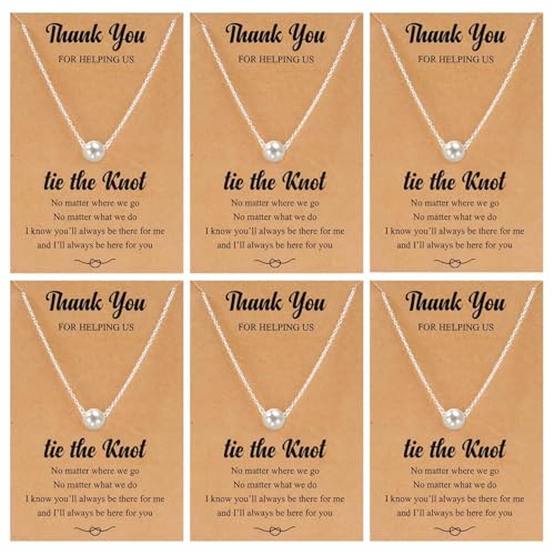 Pearl Necklace 6pcs