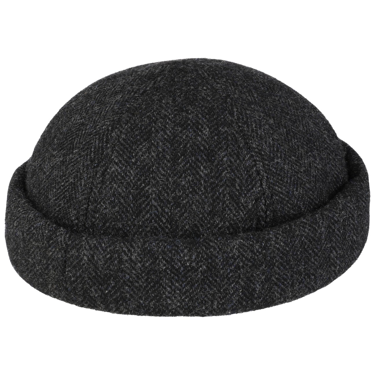 Stetson Lavoy Herringbone Wool Docker Hat for Men - Classic Winter Beanie for Outdoor Activities, Hiking, and Casual Wear