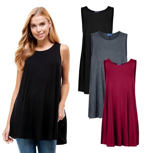 Black, Burgundy, Charcoal (3 Pack)
