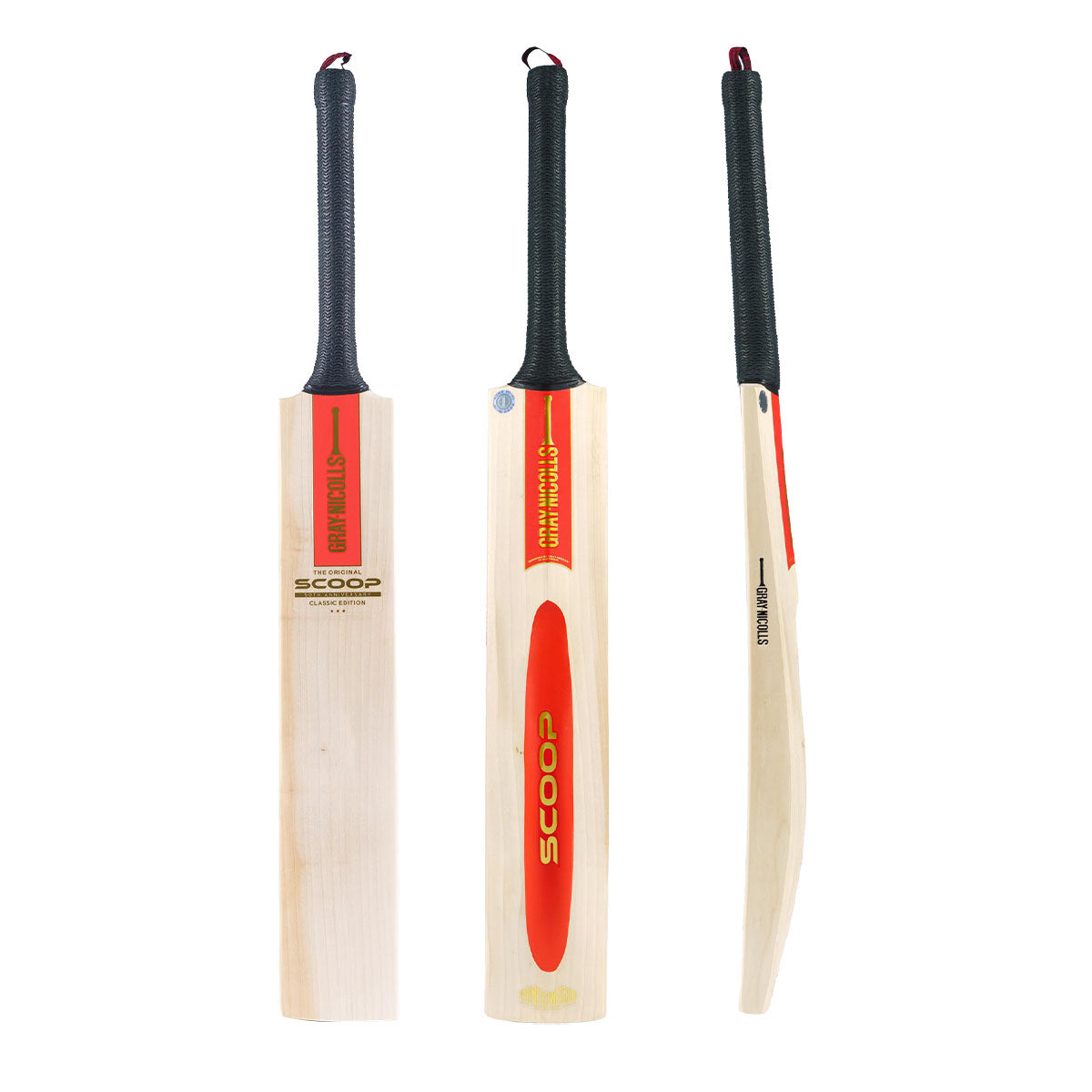 Gray Nicolls Scoop 50 Classic Edition Cricket Bat - Premium English Willow Wood - Perfect for Professional Matches & Training Sessions