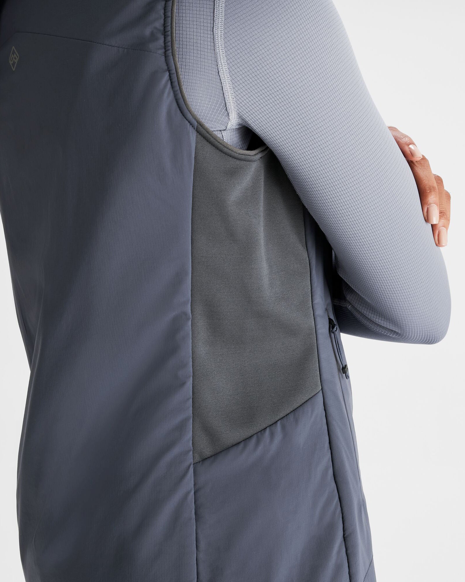 Women's Seeker PrimaLoft® Active Vest - Lightweight Insulated Winter Jacket for Outdoor Hiking & Running - Night Black